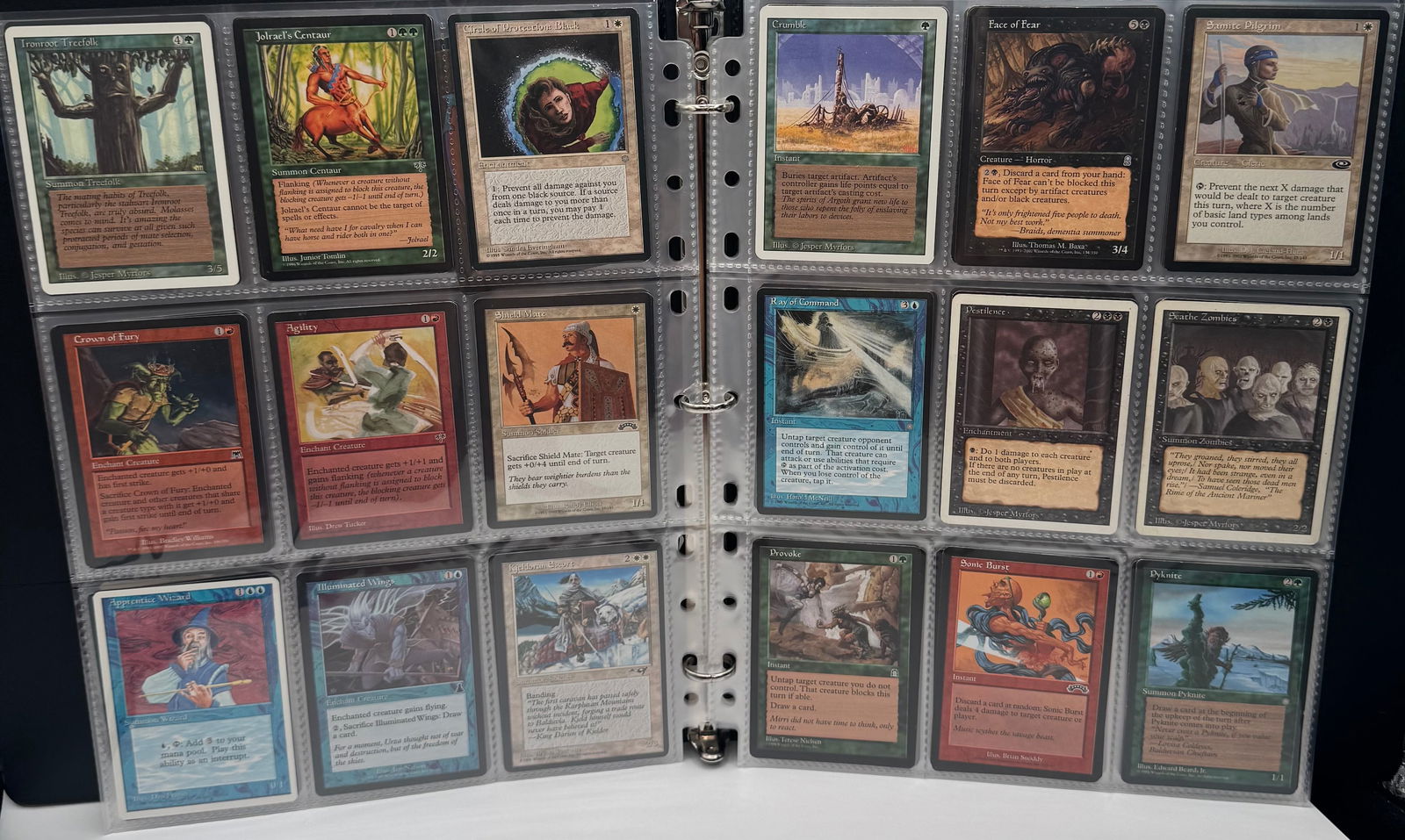 1990s Magic The Gathering Trading Cards Binder - 4