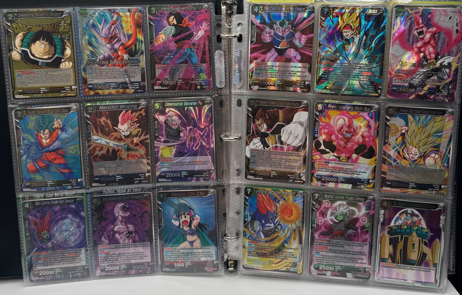 Dragon Ball Super Card Game Collection - Foil Rare & Super Rare (SR) Lot - 3