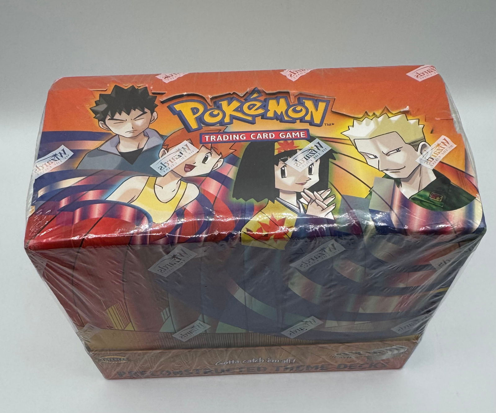 2000 Pokemon Gym Heroes Factory Sealed Theme Deck Display Box (8 Decks) - WOTC - 3