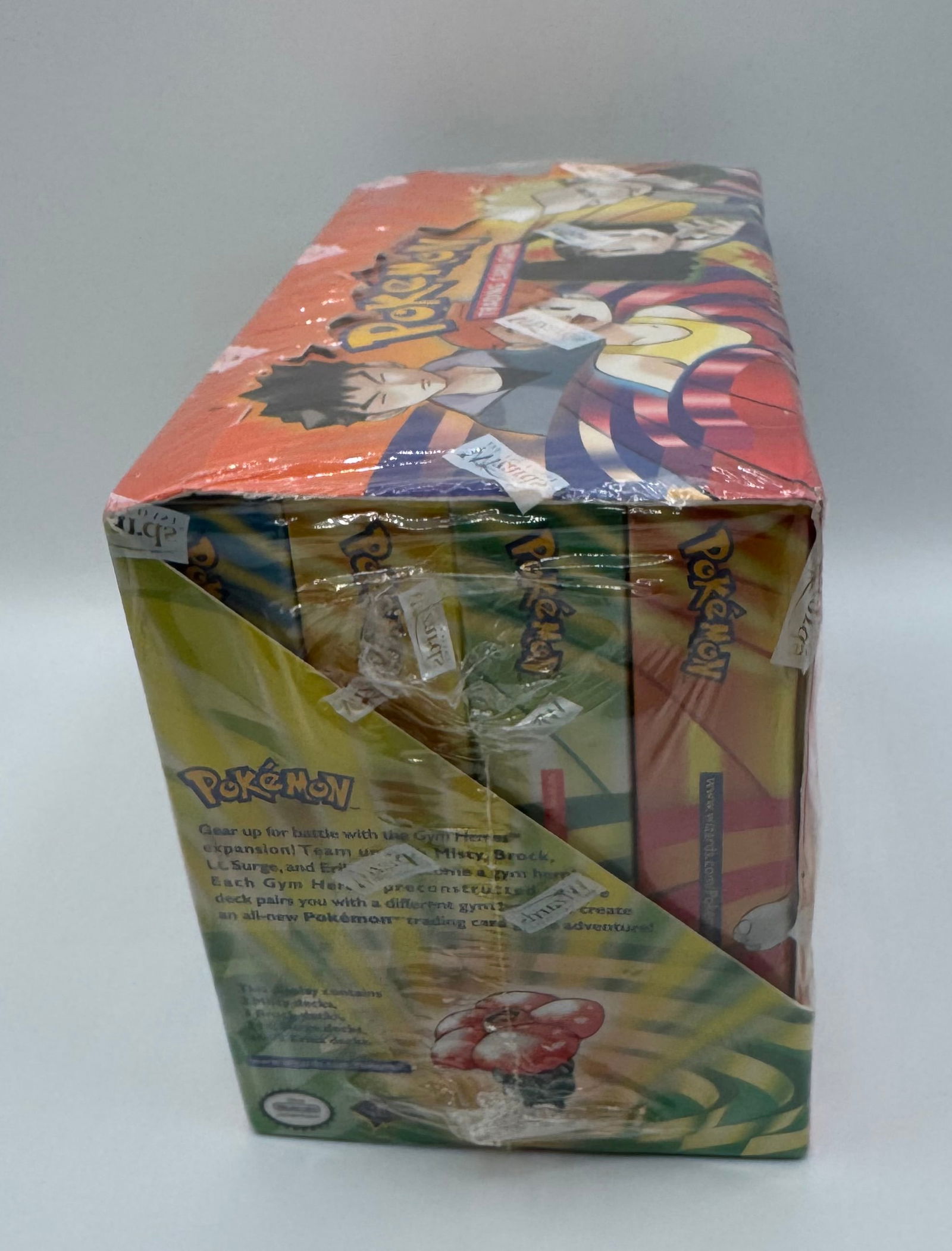 2000 Pokemon Gym Heroes Factory Sealed Theme Deck Display Box (8 Decks) - WOTC - 4