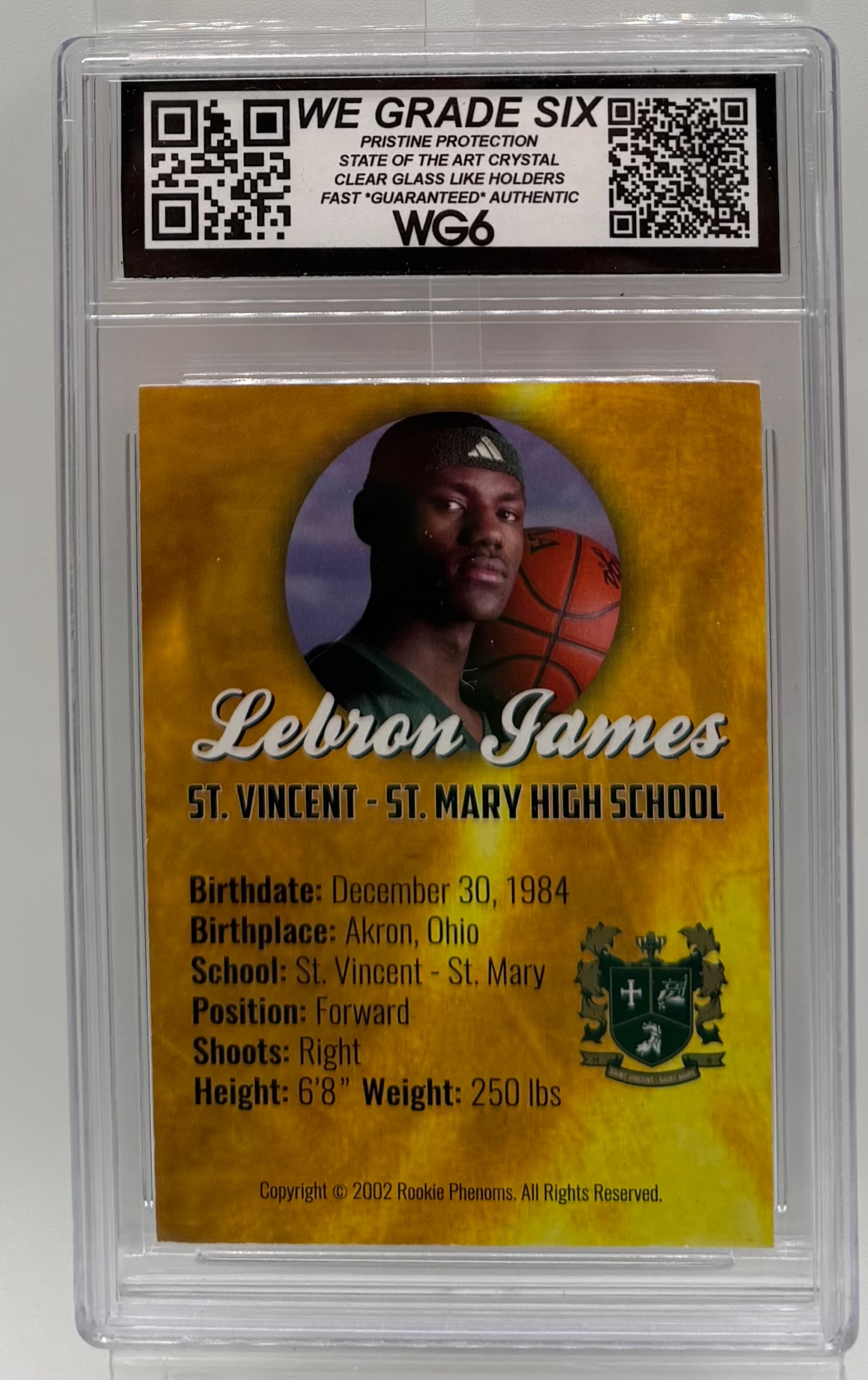 LeBron James "Phenoms" ACEO Custom Art Card - WCG Gem Mint 10 - 2
