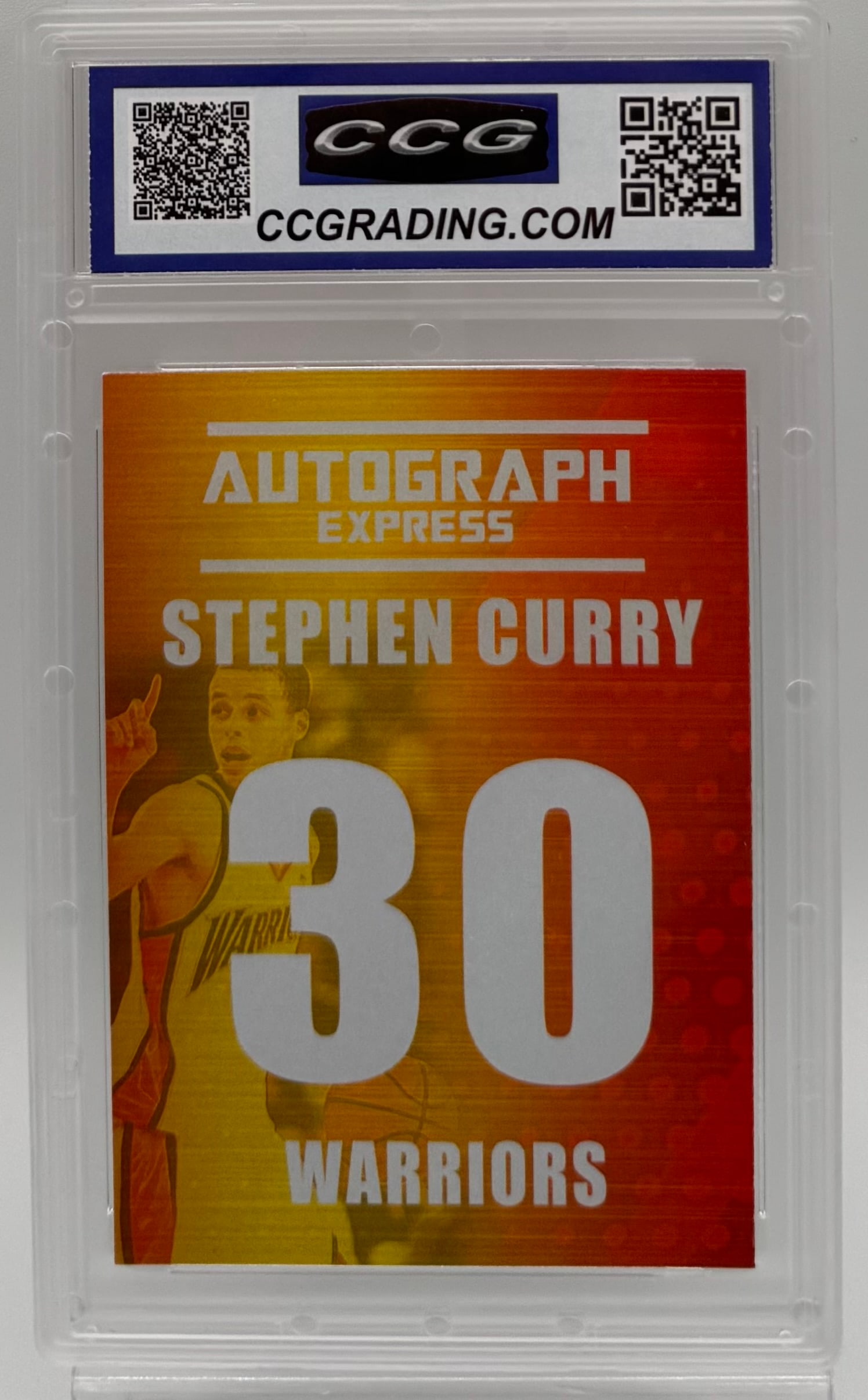 2009 Autograph Express #30 Stephen Curry Rookie Facsimile Promo – CCG 10 Gem Mint - 2
