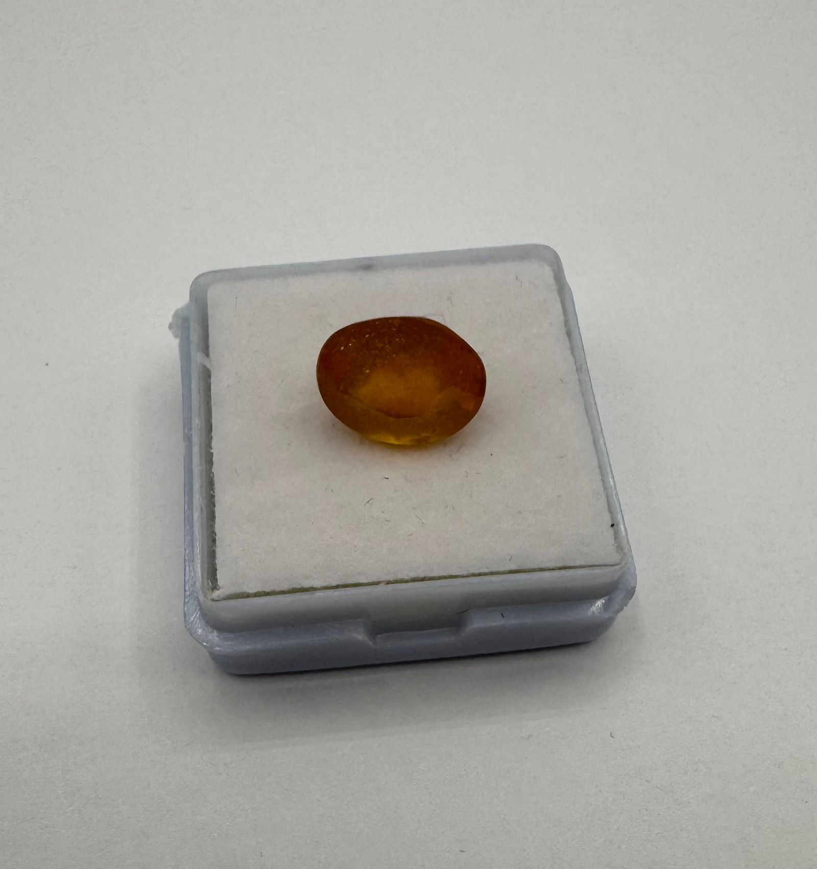 5.85 CT Oval Cut Treated Yellow Sapphire - Loose Gemstone - 2