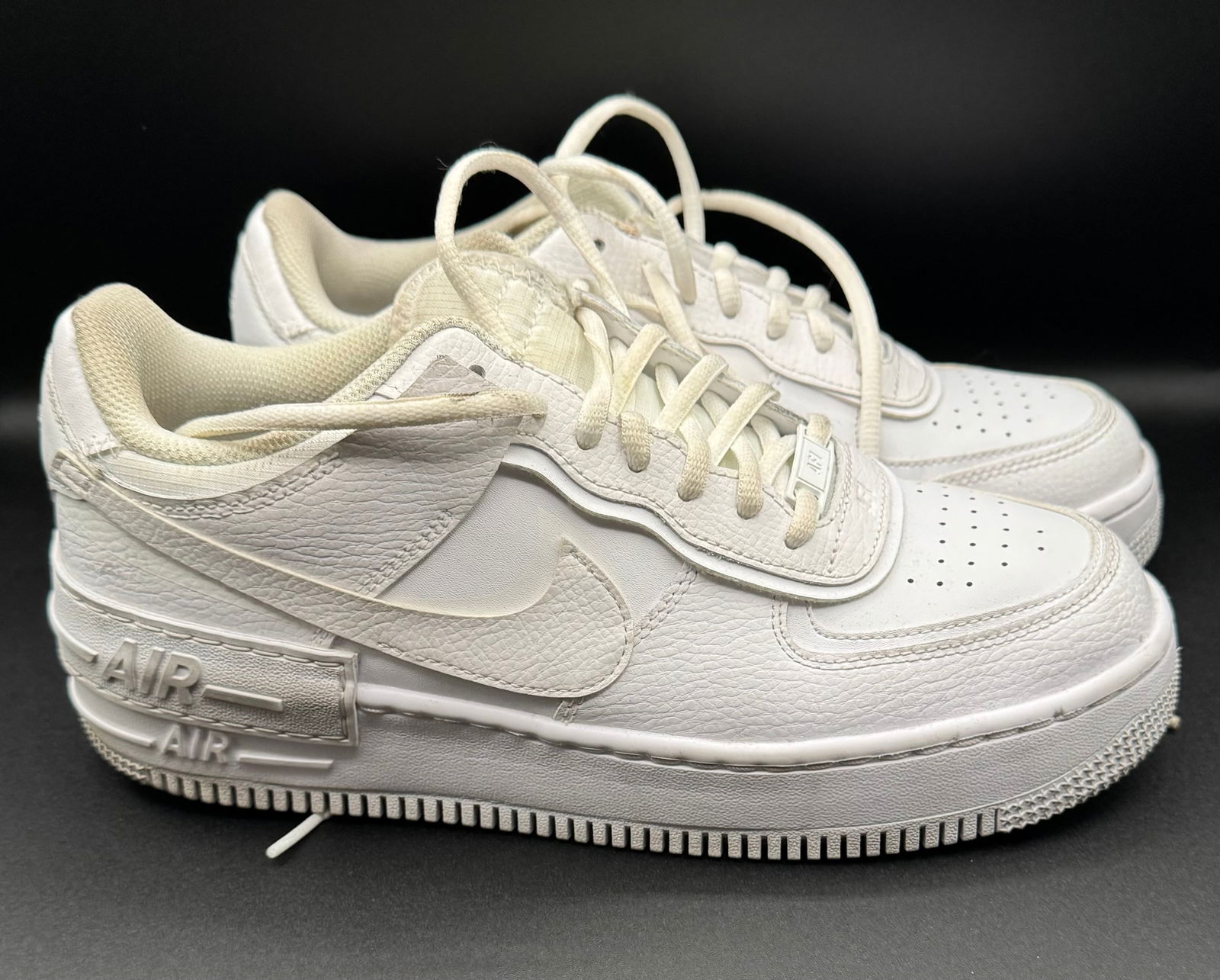 Nike Air Force 1 Shadow Women’s Shoes - Triple White - Size 10 - 2