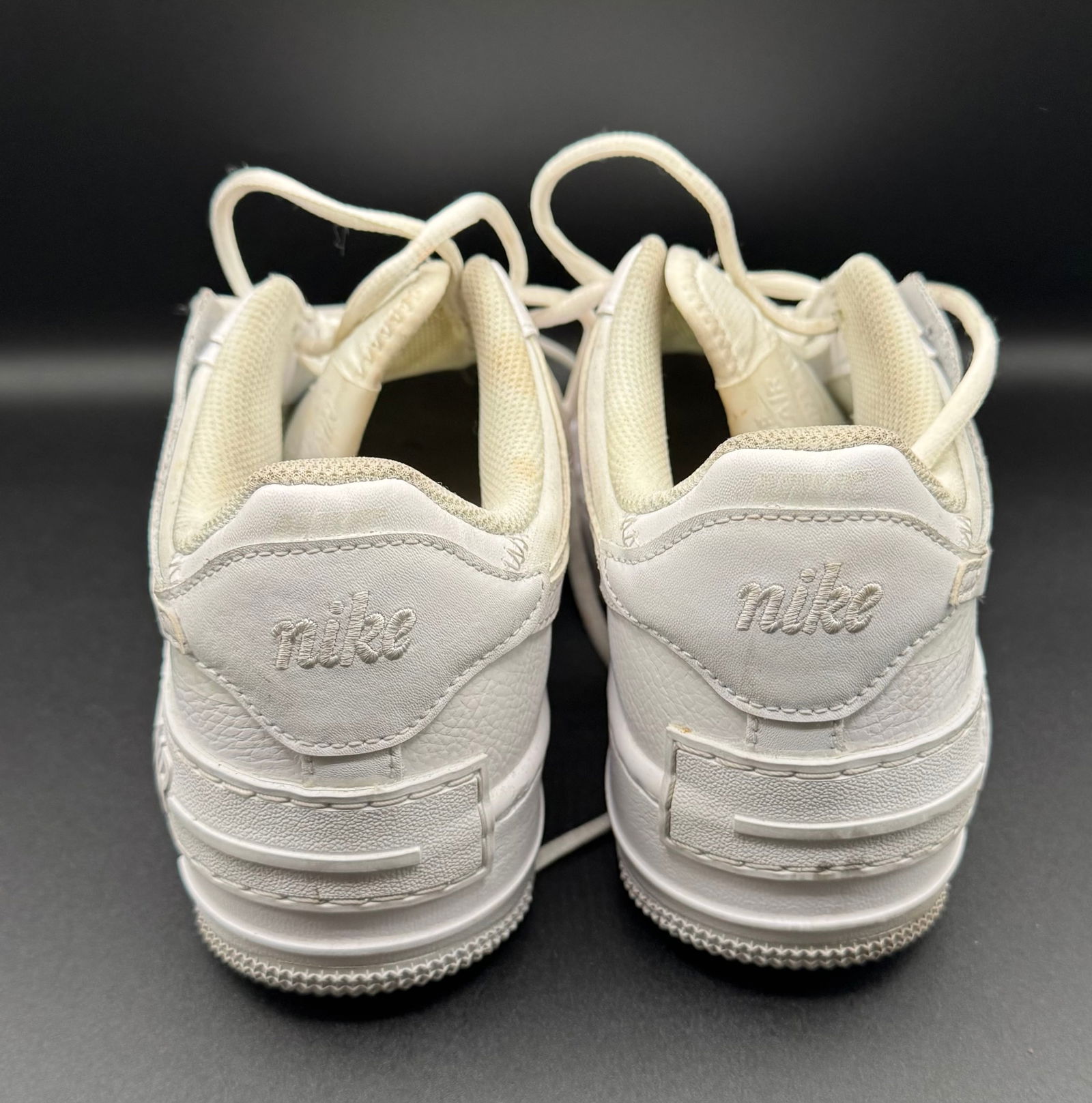 Nike Air Force 1 Shadow Women’s Shoes - Triple White - Size 10 - 3