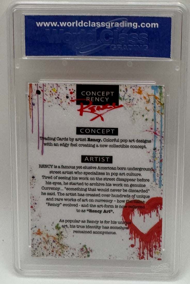 Caitlin Clark 2024 Rency Art Diamond Dust Custom Card - WCG 10 Gem Mint - 2