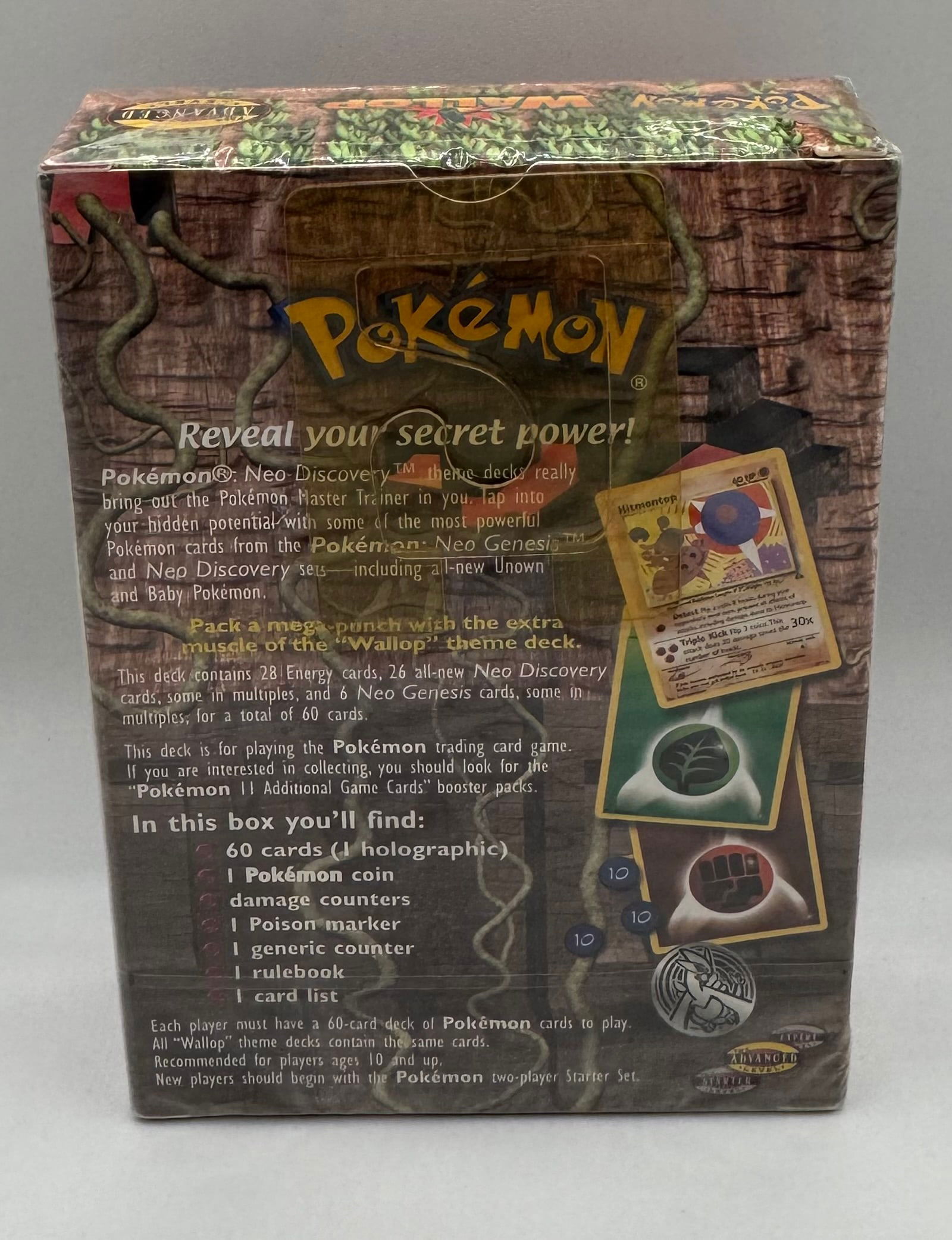 Pokémon Neo Discovery Wallop Theme Deck Sealed - 2