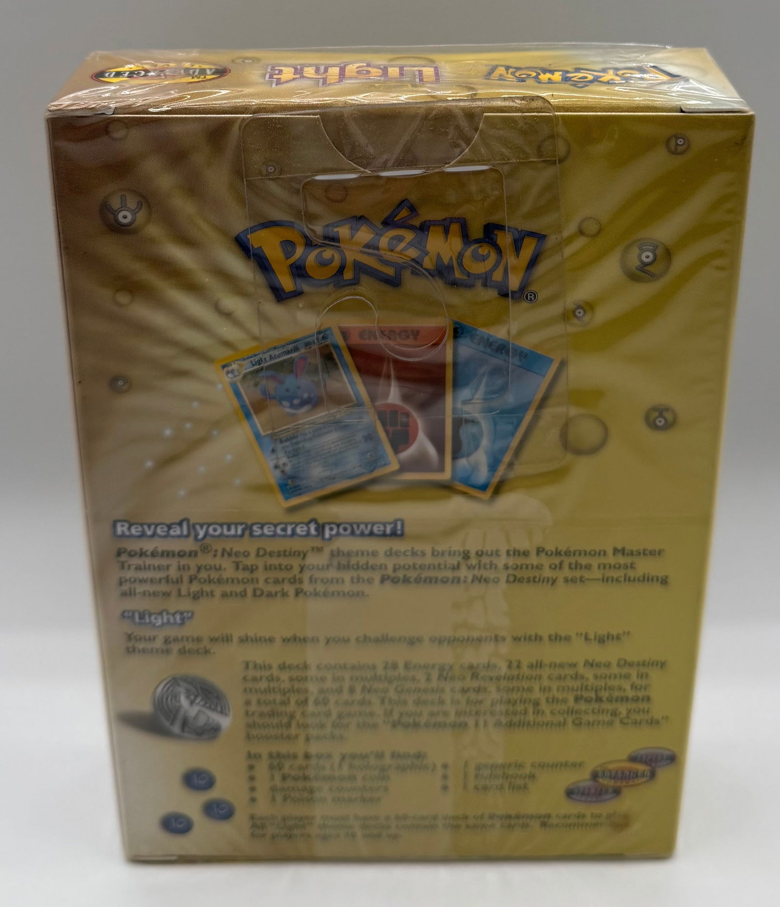 Pokémon Neo Destiny Light Theme Deck Sealed - 2