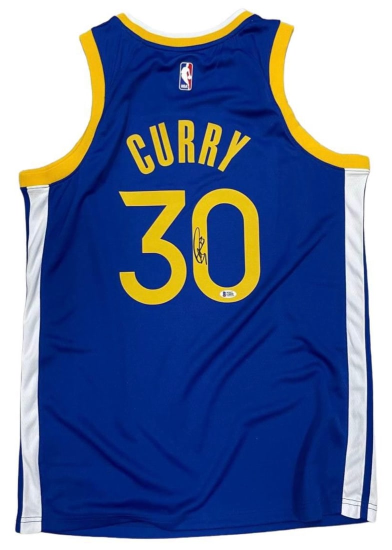 Stephen Curry Autographed Golden State Warriors Jersey - Beckett Authenticated (1 of 1)