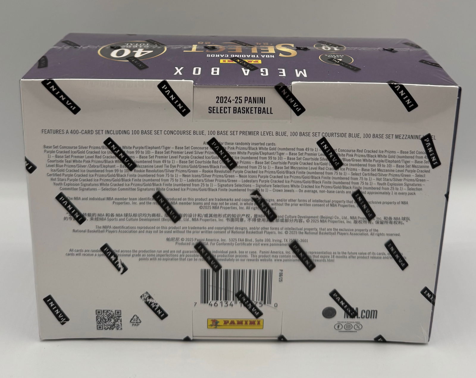 2024-25 Panini Select NBA Basketball Mega Box - 40 Cards Total - 2