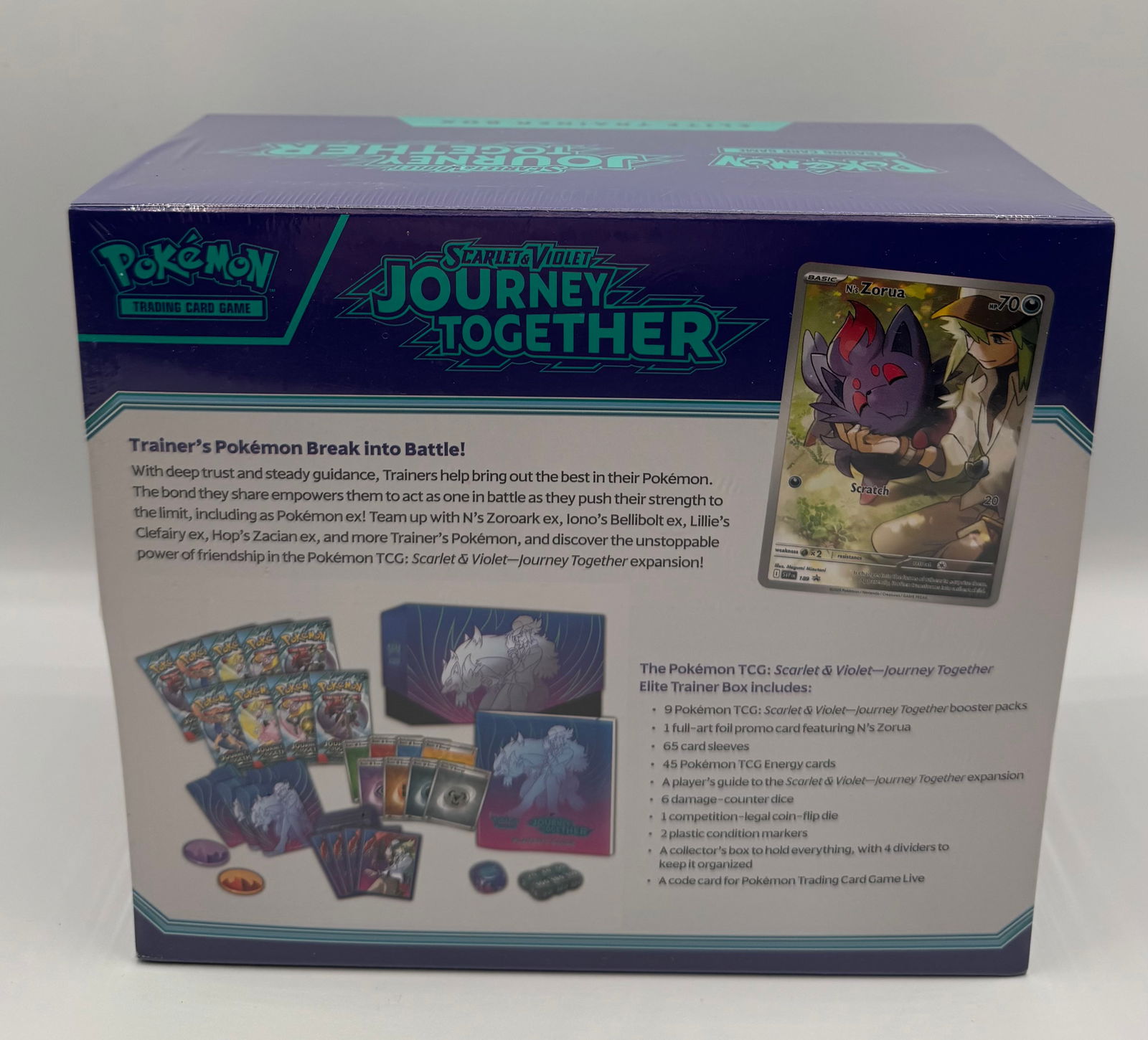 Pokémon TCG Scarlet & Violet Journey Together Elite Trainer Box - Factory Sealed - 2