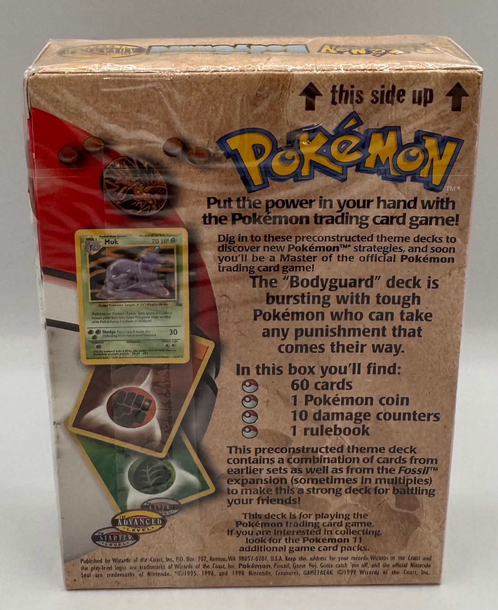 Sealed Pokémon Fossil BodyGuard Theme Deck - 2