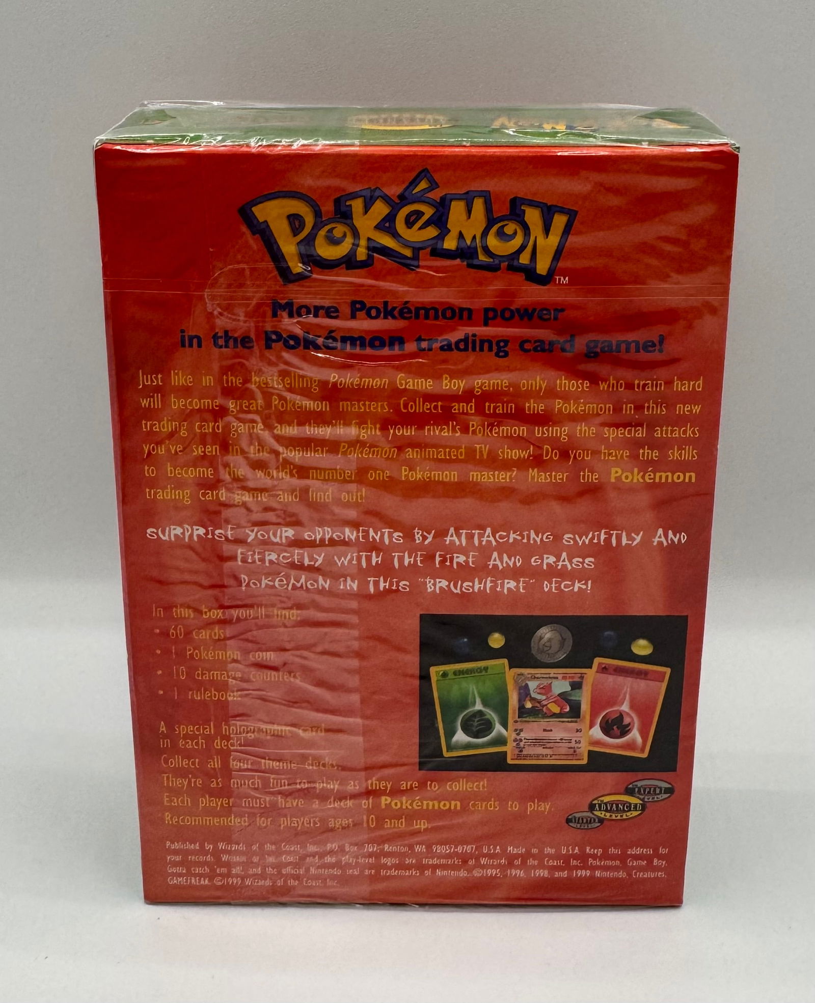 Pokémon TCG: Base Set Brushfire Theme Deck - Sealed - 2