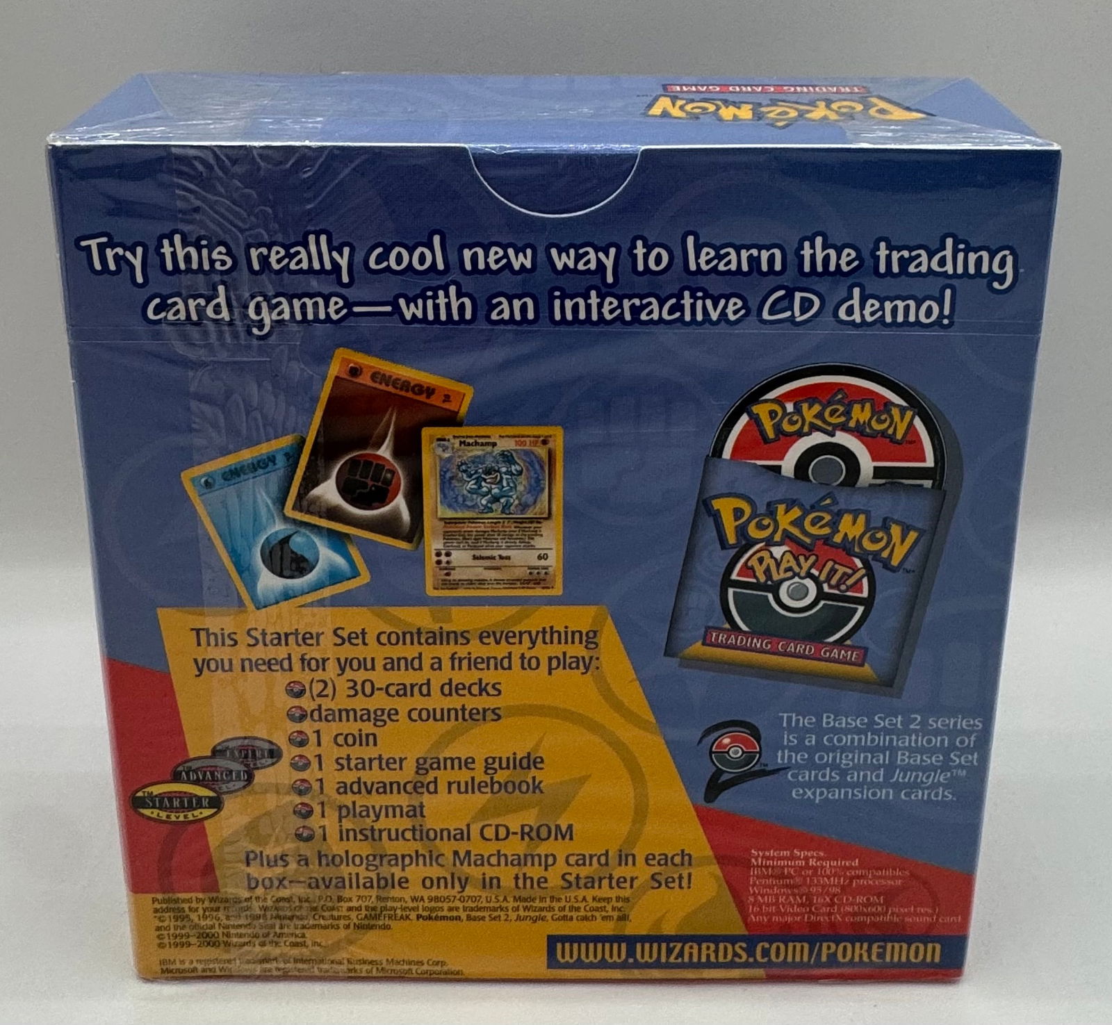 Pokémon TCG: 2-Player Starter Set with Bonus Play It CD-ROM - Sealed - 2