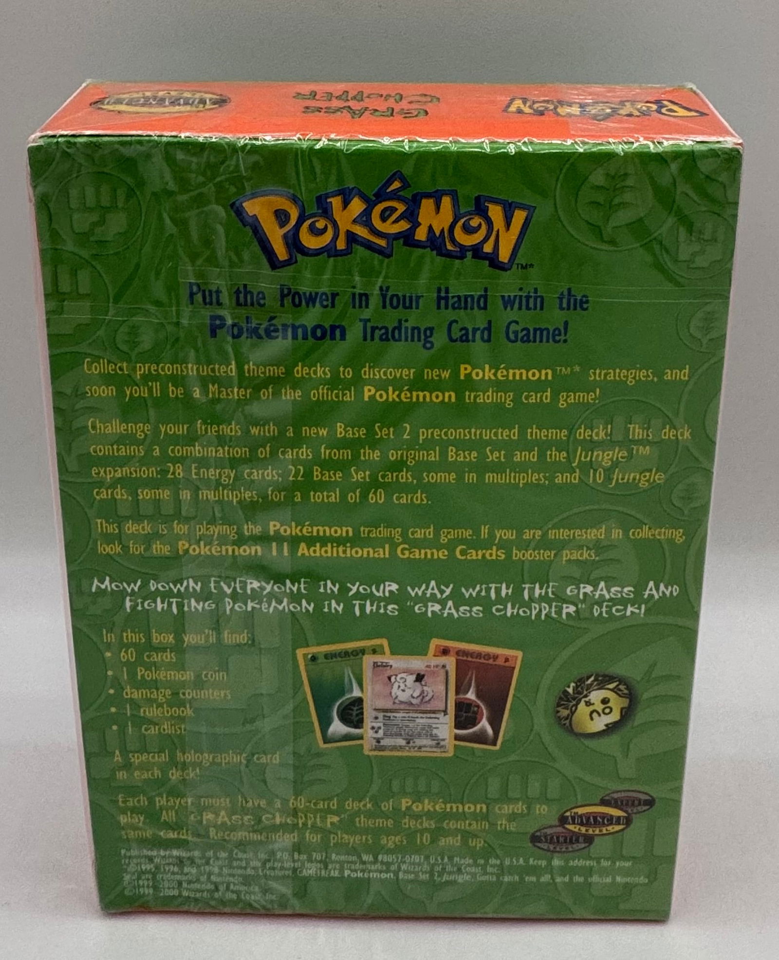Pokémon TCG: Base Set 2 Grass Chopper Theme Deck - Sealed - 2