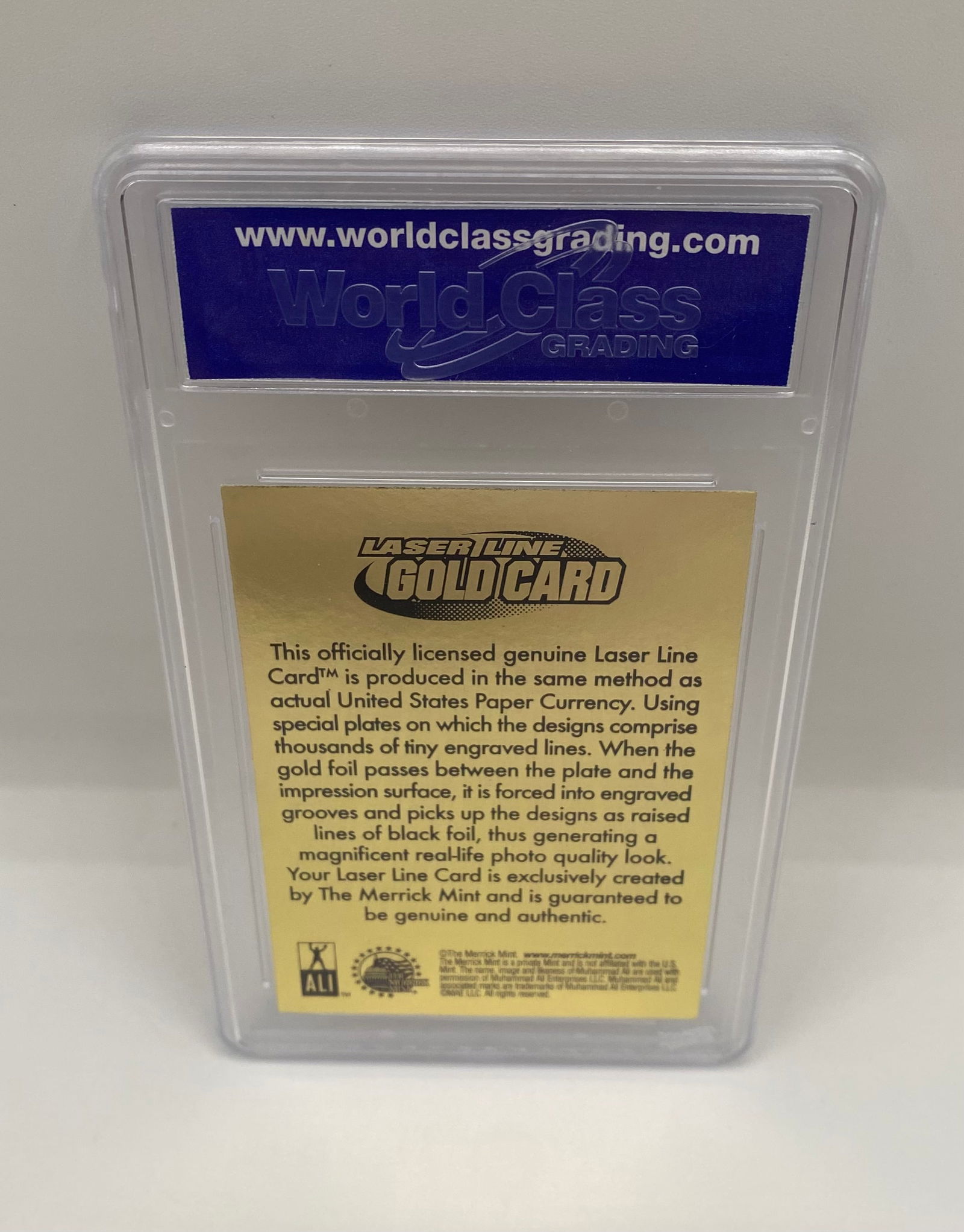 2009 Merrick Mint Laser Line Muhammad Ali The Greatest of All Time WCG 10 GEM-MT - 2