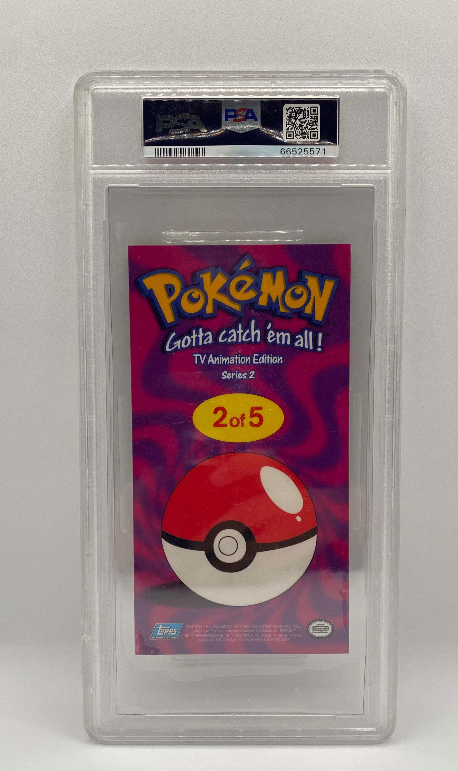 2000 Topps Pokémon TV #2 Ash & Friends Signed by Jason Paige - 2