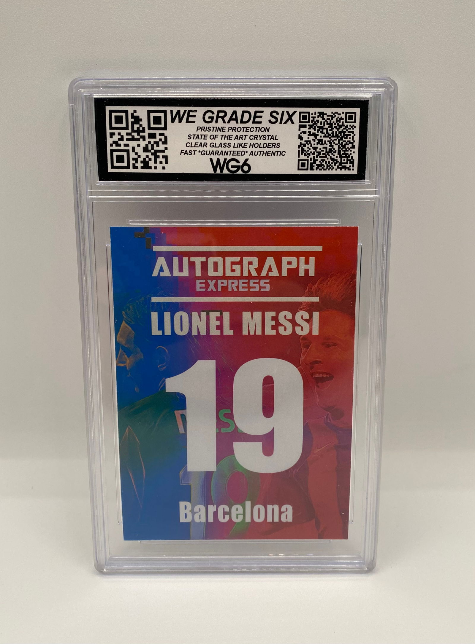 2004 Lionel Messi Rookie Card ACEO Custom Facsimile Auto – WG6 GEM MINT 10 - 2
