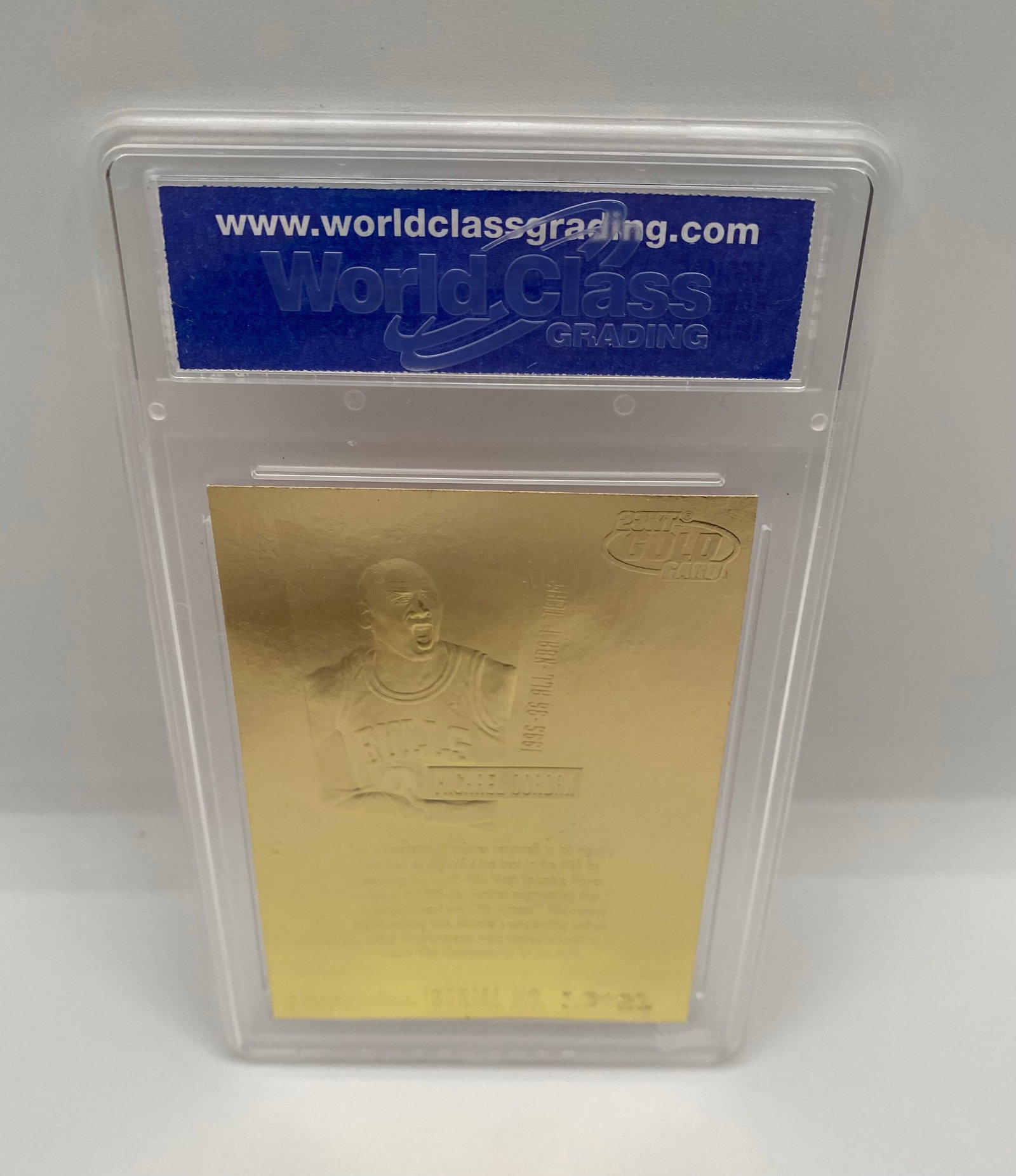 1996-97 Fleer Ultra Court Masters Michael Jordan 23KT Gold - WCG 10 Gem-MT - 2