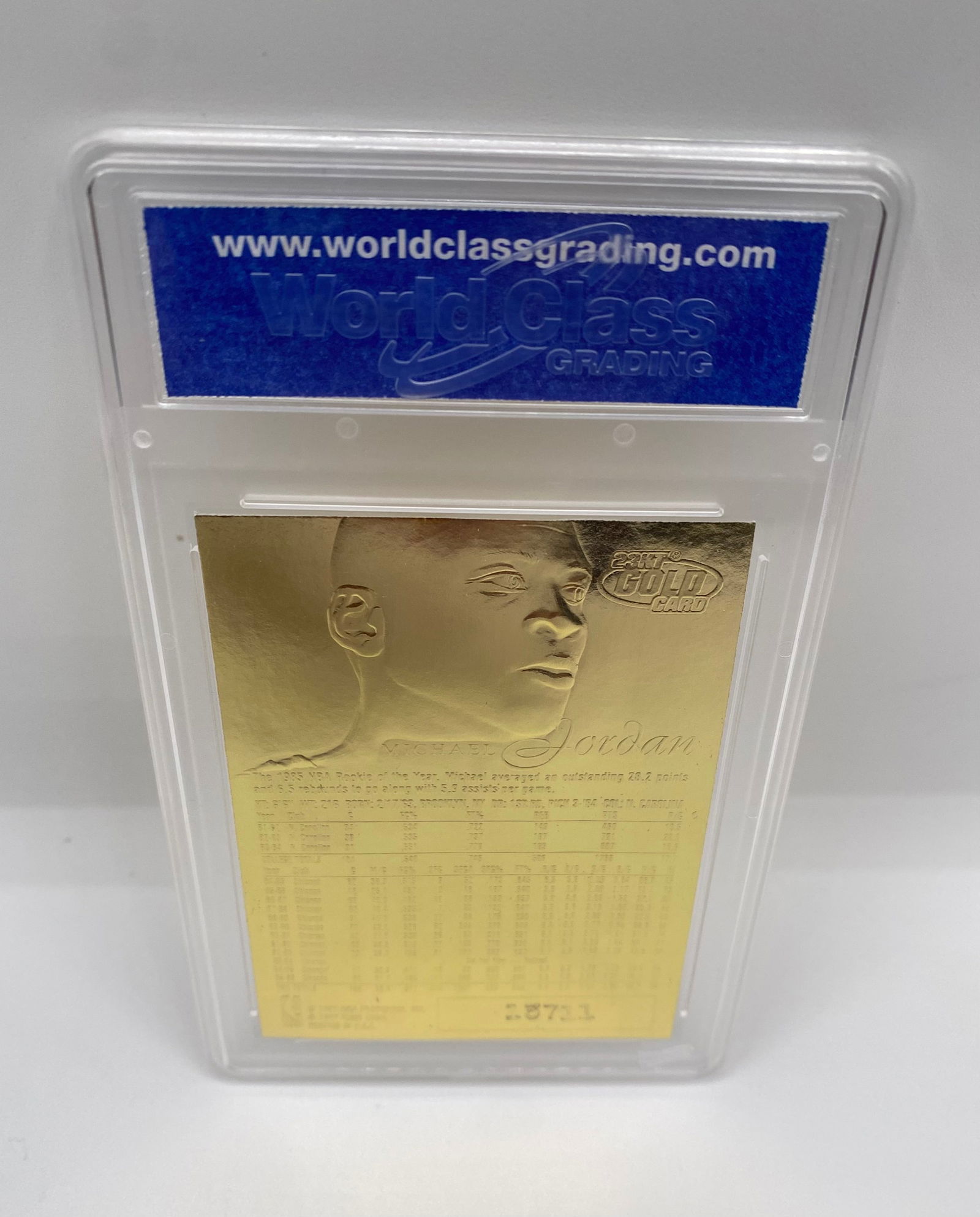 1996-97 Fleer Michael Jordan Flair Showcase 23KT Gold - WCG 10 Gem-MT - 2