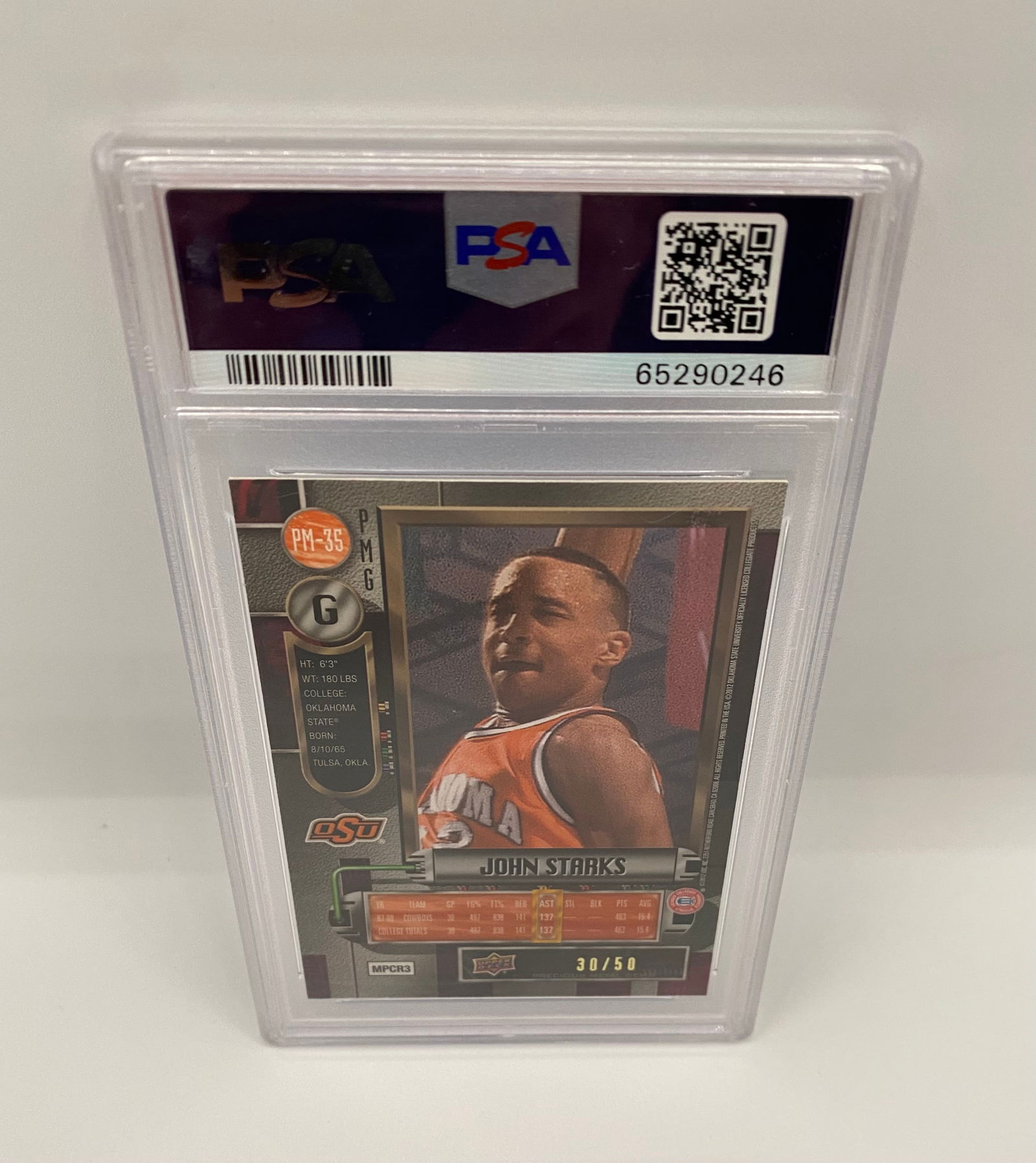 2011 Fleer Retro John Starks Precious Metal Gems (PMG) BLUE /50 - 2