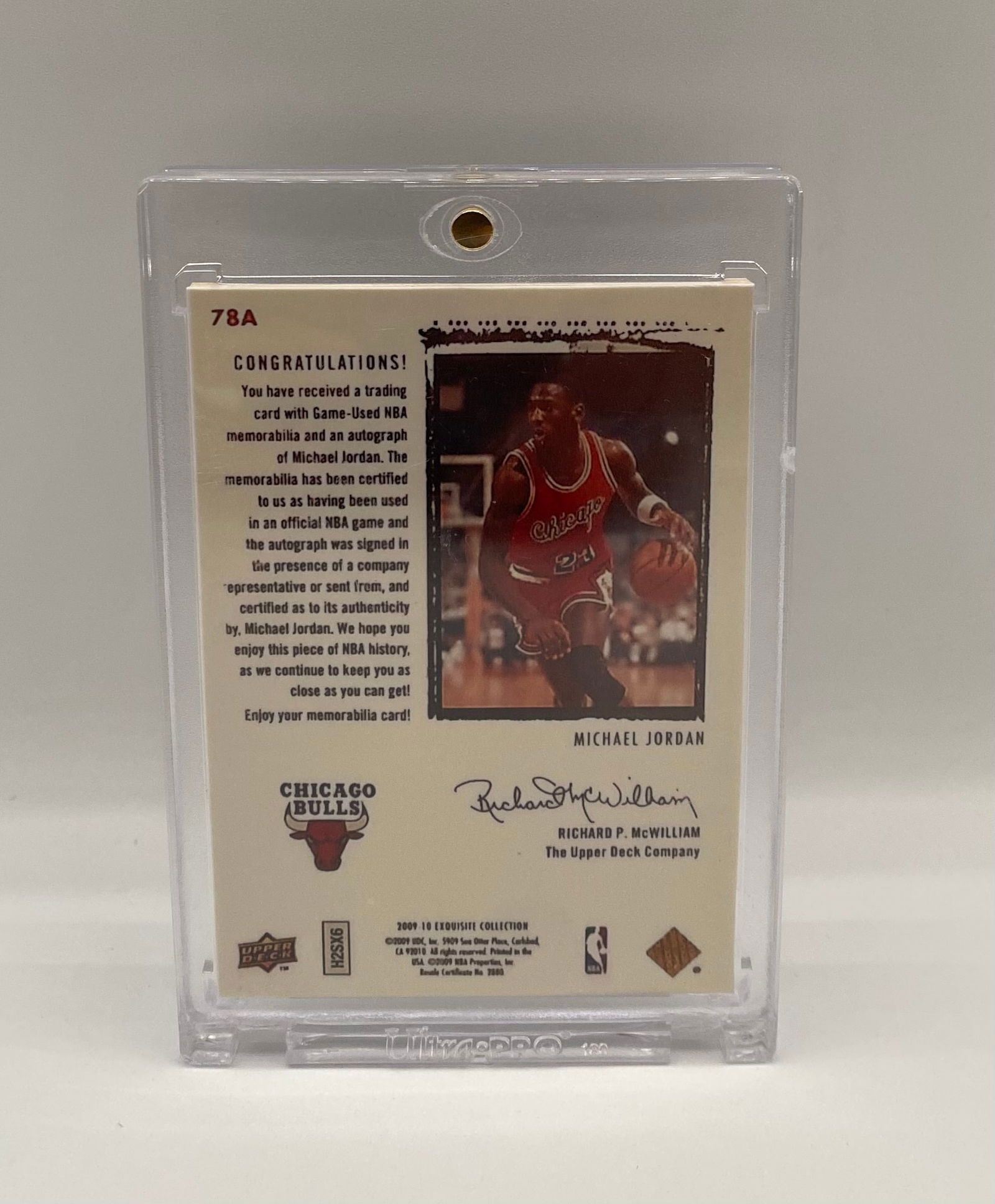 Michael Jordan Custom 2009-10 Exquisite Collection Style RPA Patch Auto – 23/23 - 2