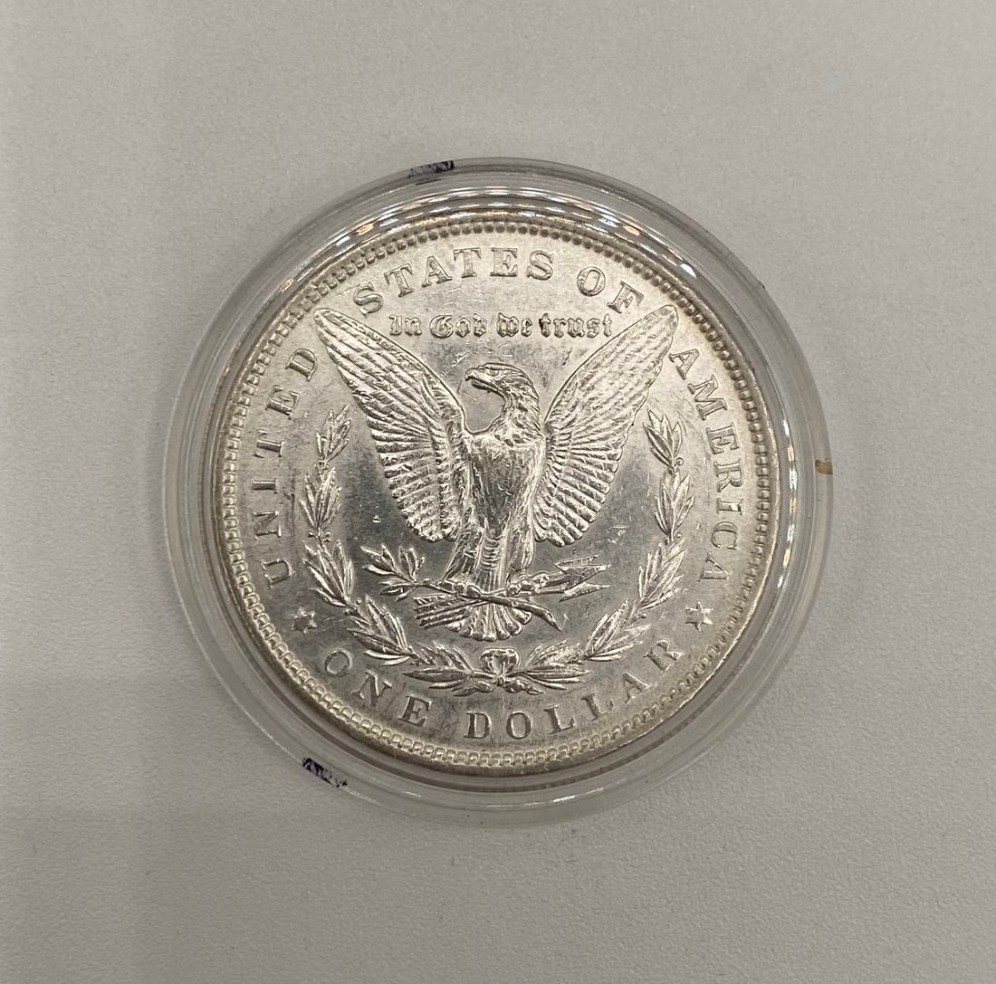 1889 Morgan Silver Dollar - 90% Silver - Protective Capsule - 2