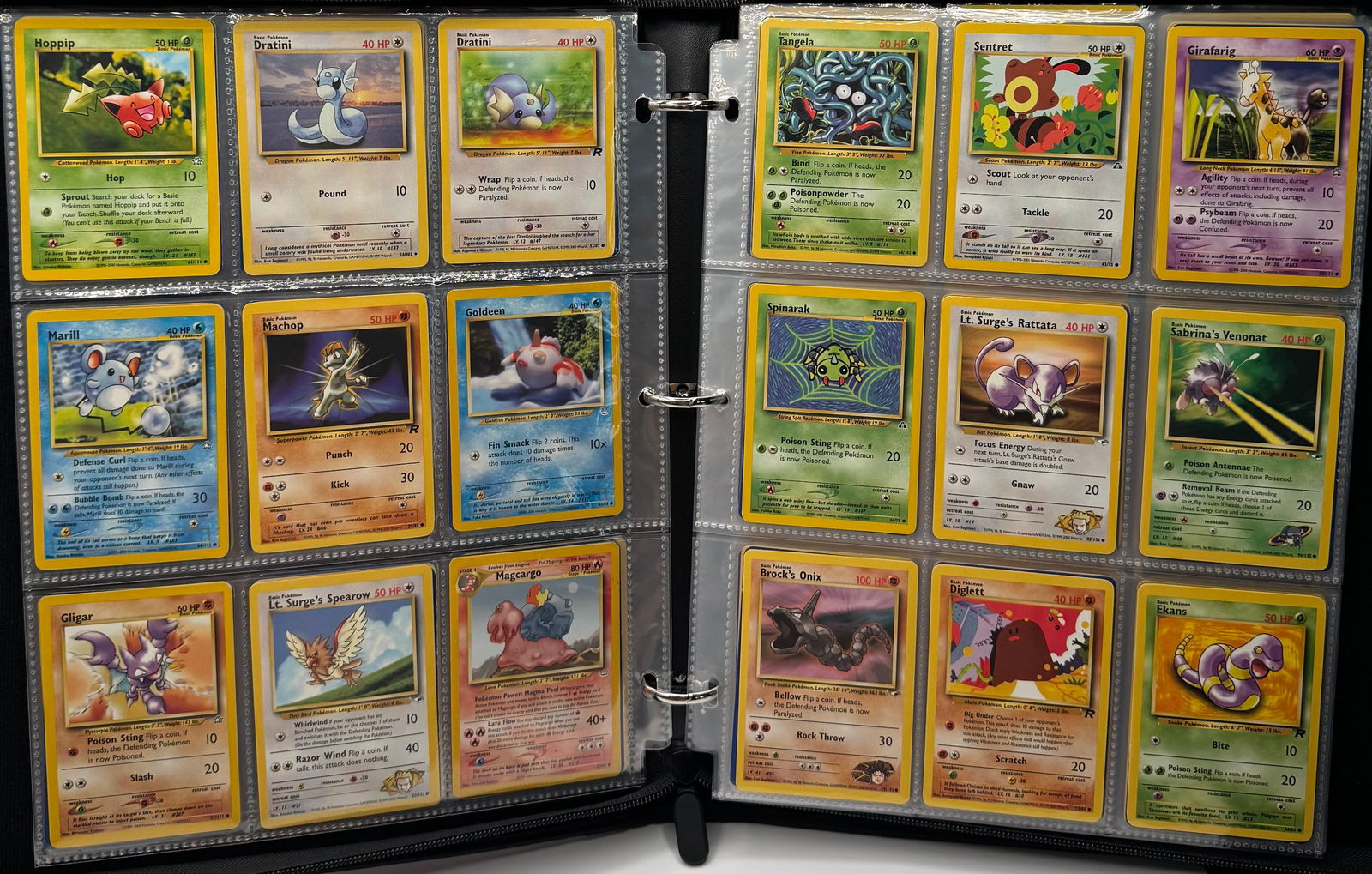 1st Edition Pokemon & More Pikachu, Squirtle , Charmander Cards Binder - 3