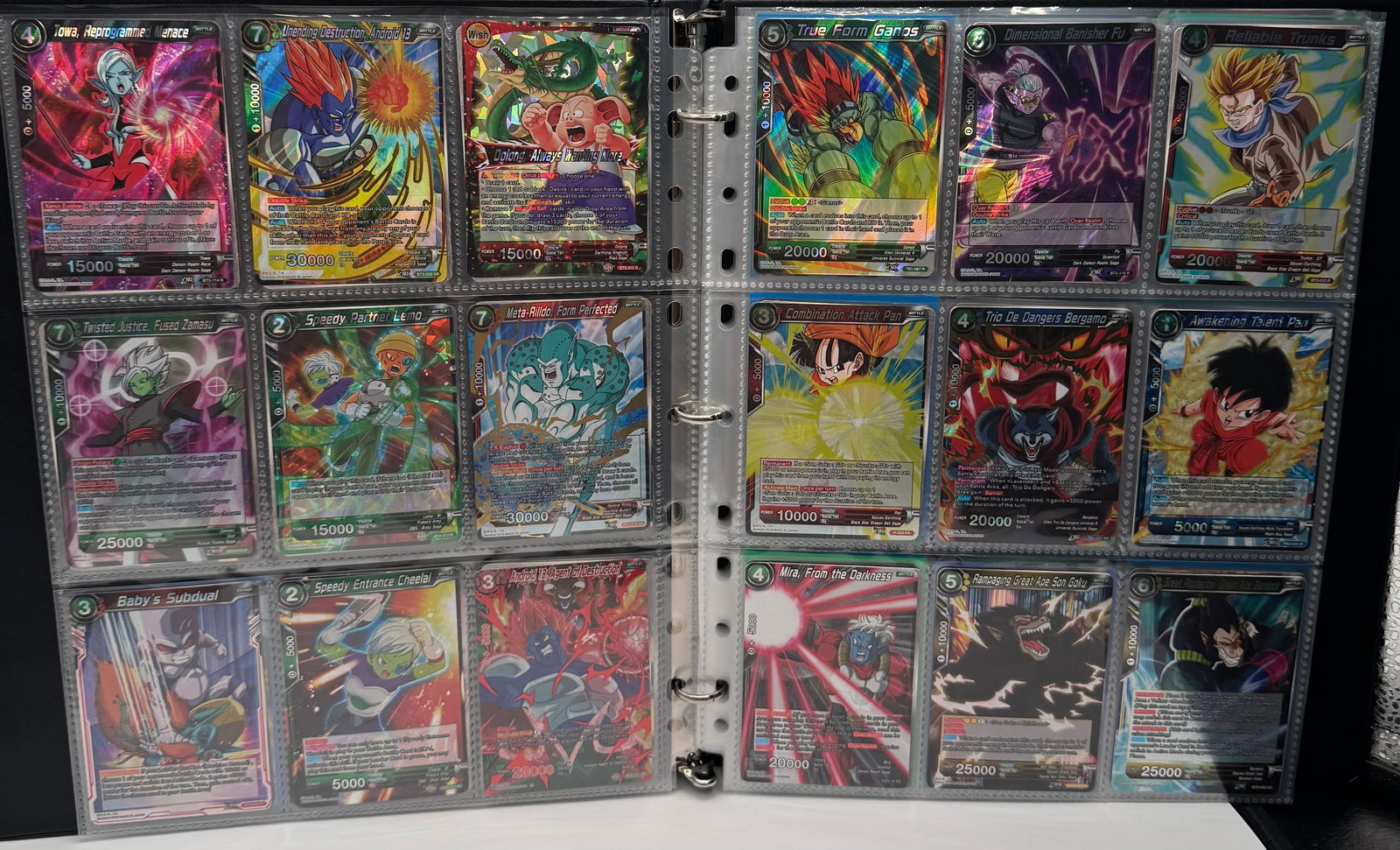 Dragon Ball Super TCG Collection: Holo/SR/Rare Binder Lot (2017-2018 Era) - 2