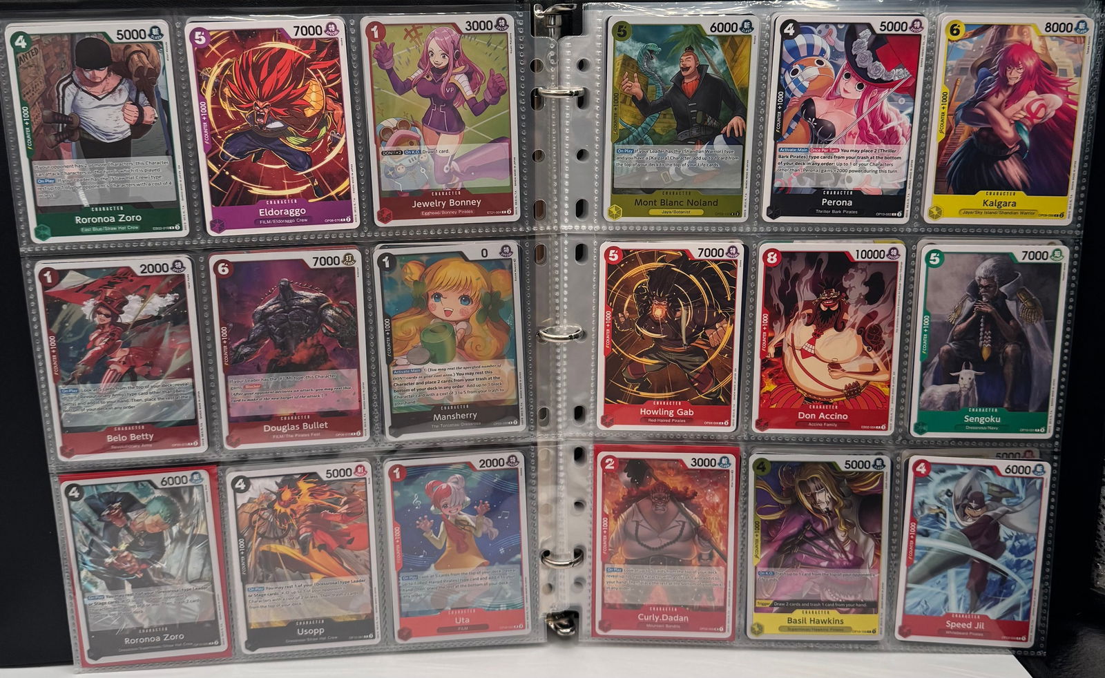 High-Value One Piece TCG Collection - OP-08 Two Legends - Rare/Super Rare Binder - 2