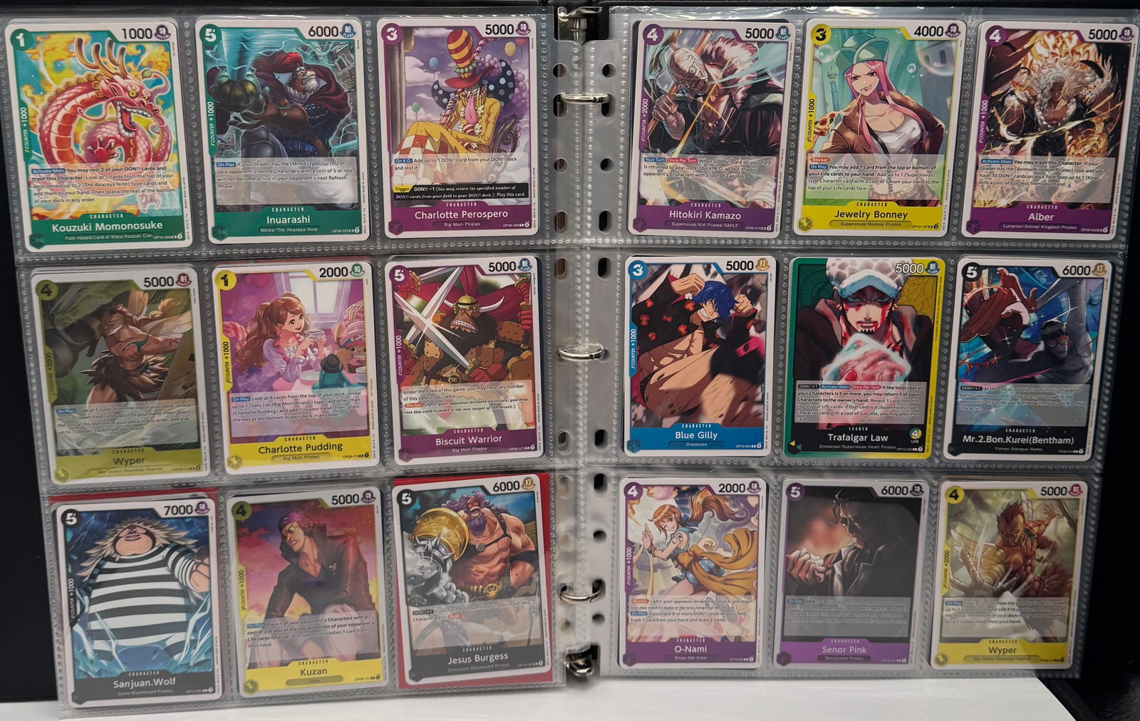 High-Value One Piece TCG Collection - OP-08 Two Legends - Rare/Super Rare Binder - 3