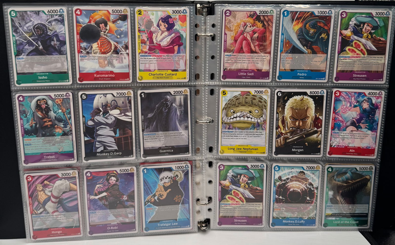 High-Value One Piece TCG Collection - OP-08 Two Legends - Rare/Super Rare Binder - 4