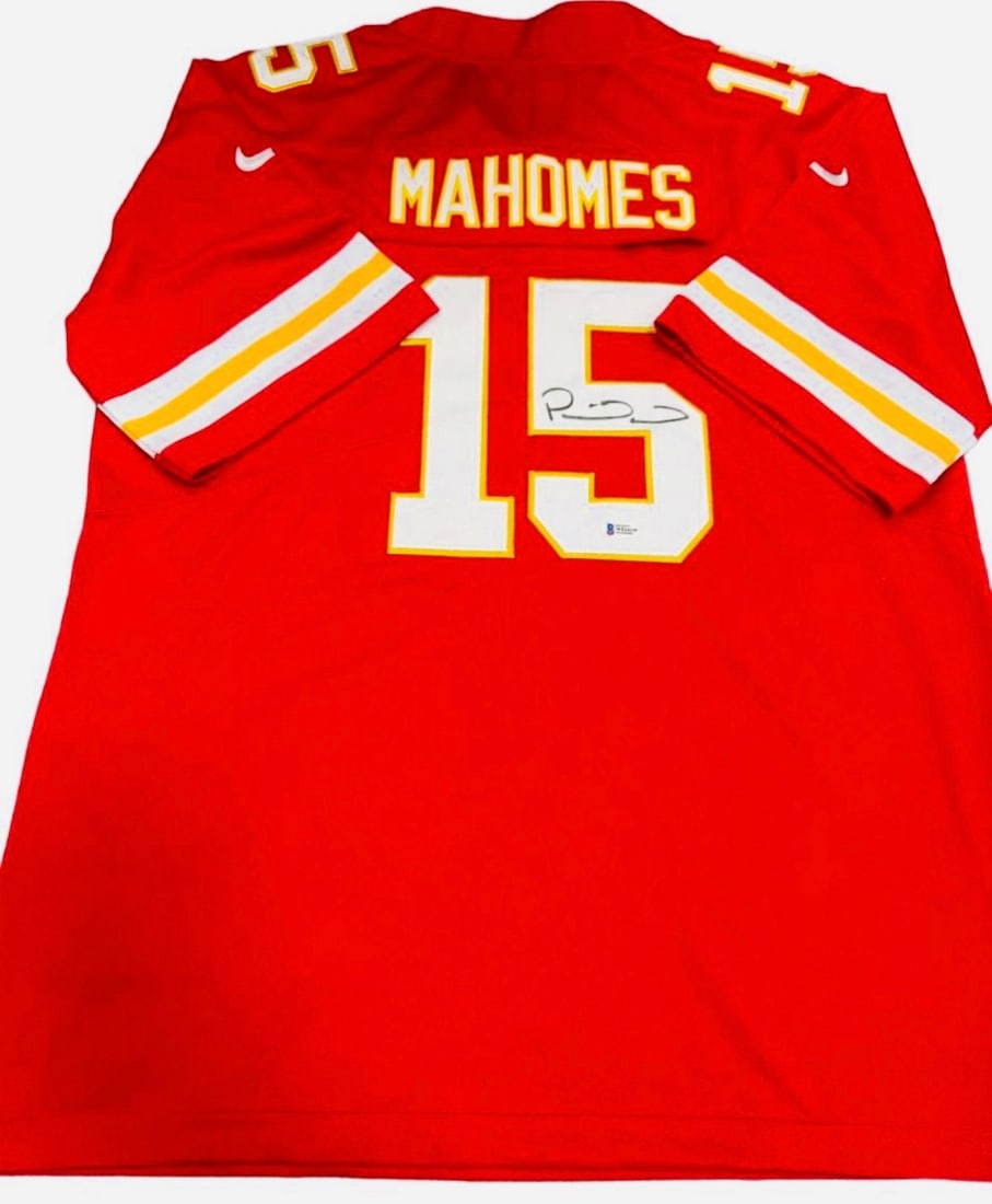 Patrick Mahomes Signed Autographed Jersey Certificate By Beckett (1 of 1)