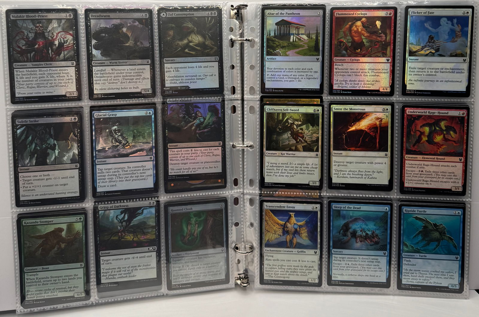 Foil Magic The Gathering Trading Cards Binder - 4