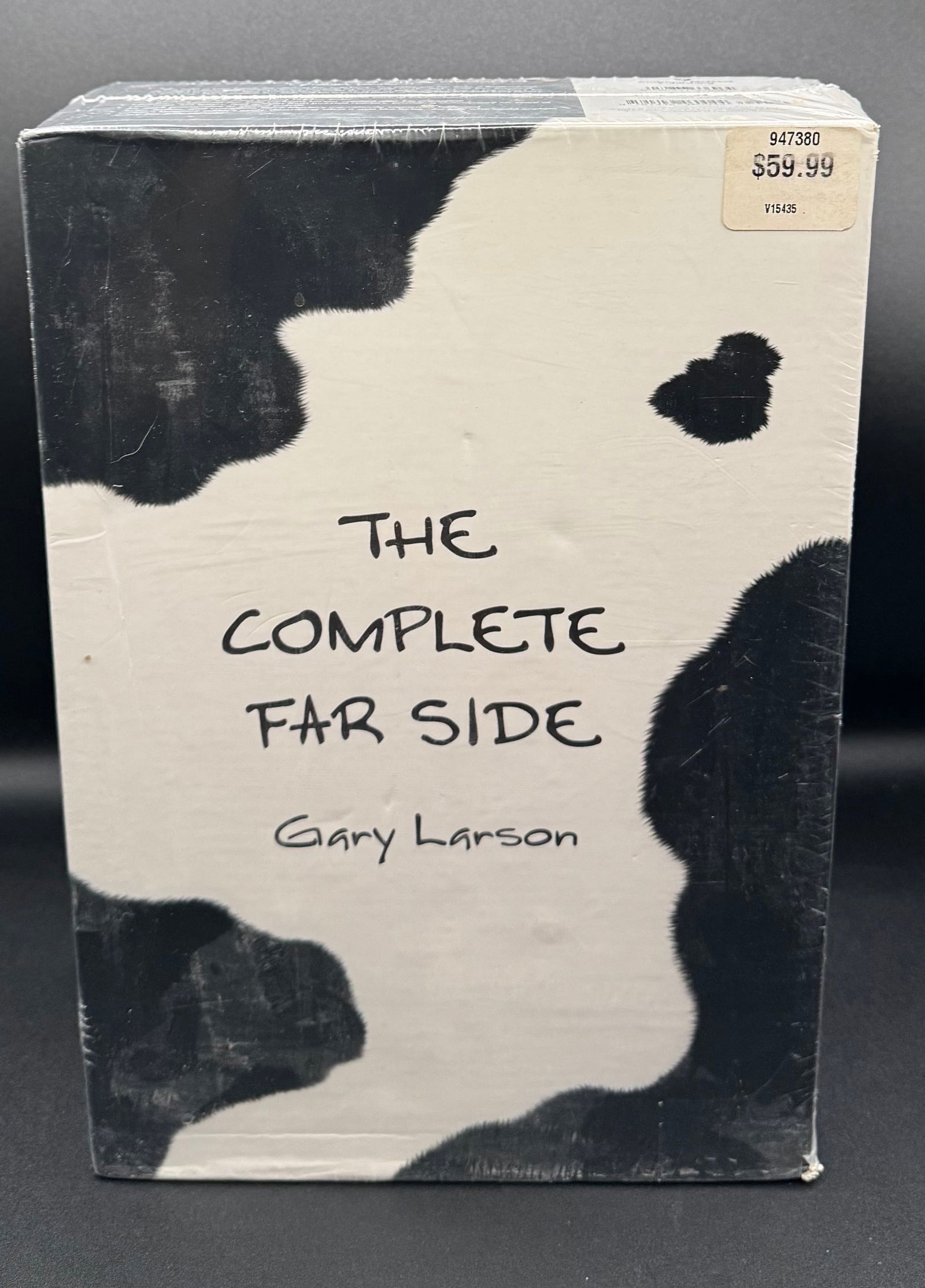The Complete Far Side by Gary Larson - Hardcover Box Set: The ultimate collection for any fan of surrealist humor. The Complete Far Side contains every single cartoon ever syndicated by Gary Larson, spanning from 1980 to 1994. This heavy-duty, cow-print