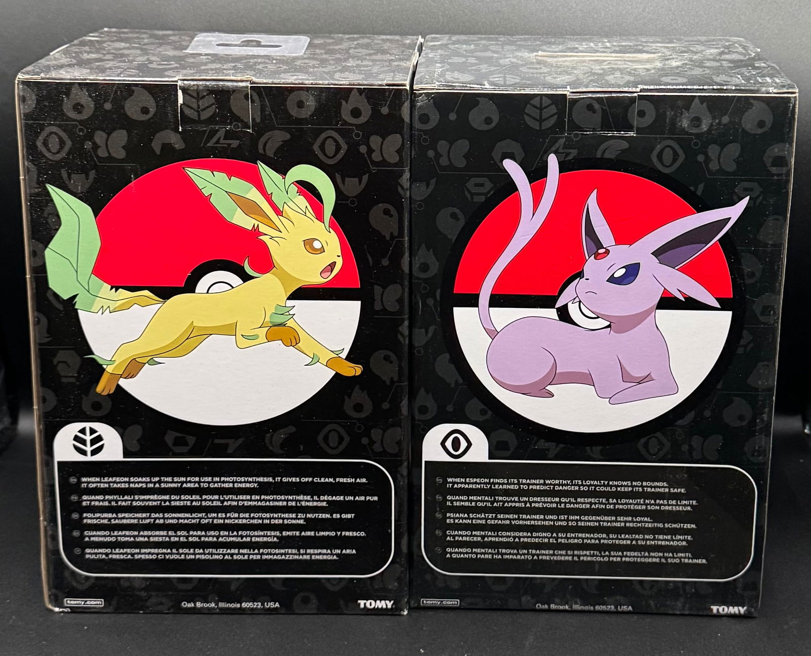 Pokémon TOMY Espeon & Leafeon Plush Set - Toys R Us Exclusive - NIB - 2