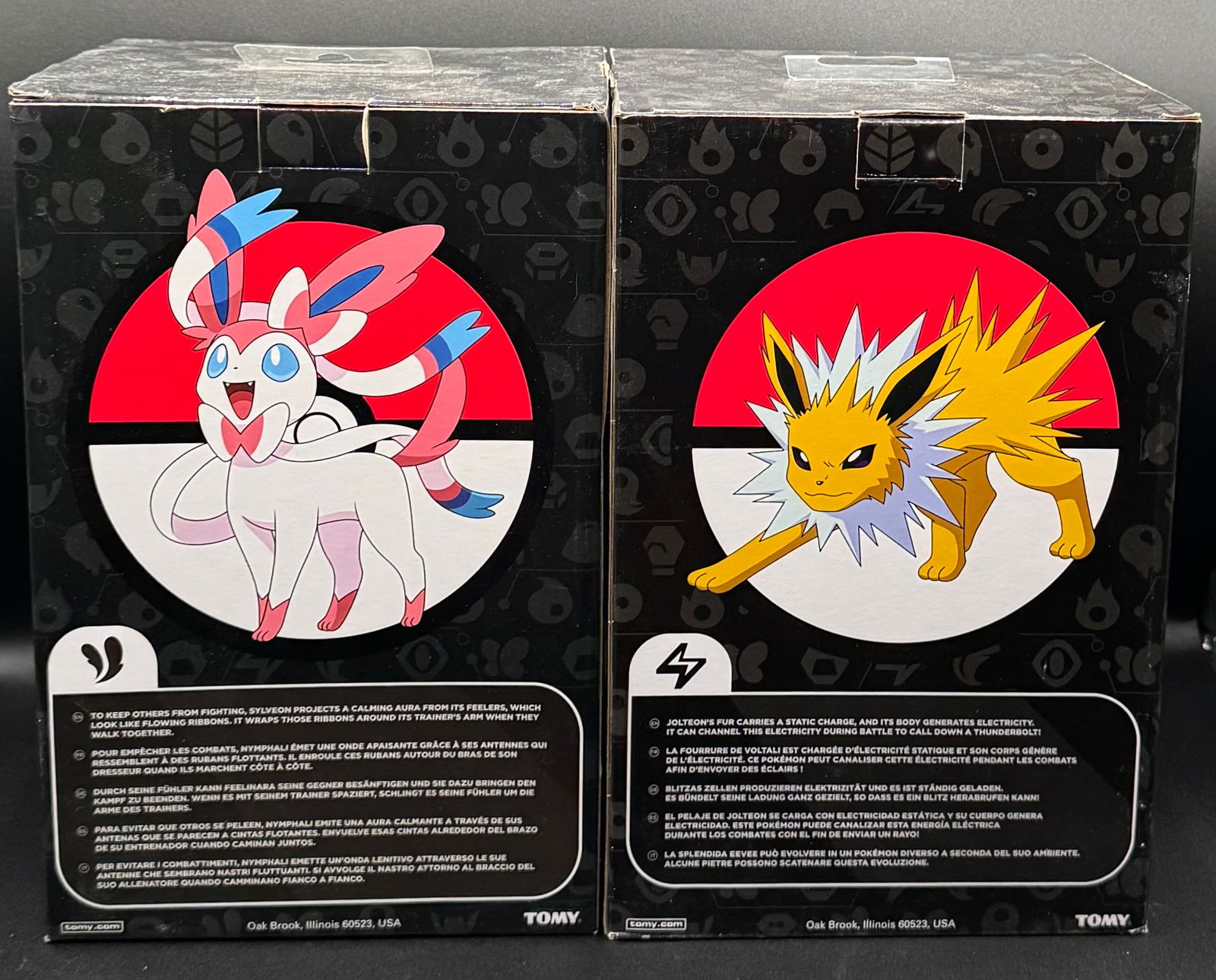 Lot of 2 Pokémon Tomy Plush: Jolteon & Sylveon - Toys R Us Exclusives - 2