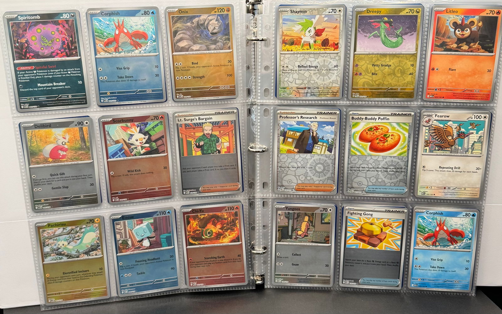 Collection of Modern Pokémon TCG Cards - Scarlet & Violet Era, Holos & Rares Binder - 2