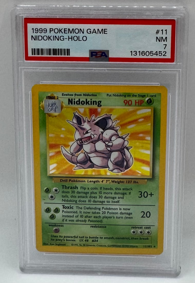 1999 Pokémon Base Set Nidoking Holo (1 of 2)