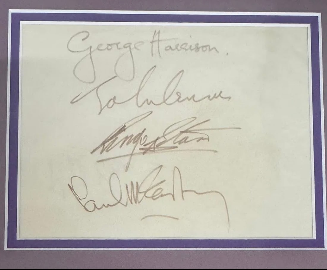 The Beatles Fully Signed Autograph Set (All Four) with COA by Roger Epperson (REAL) - 2