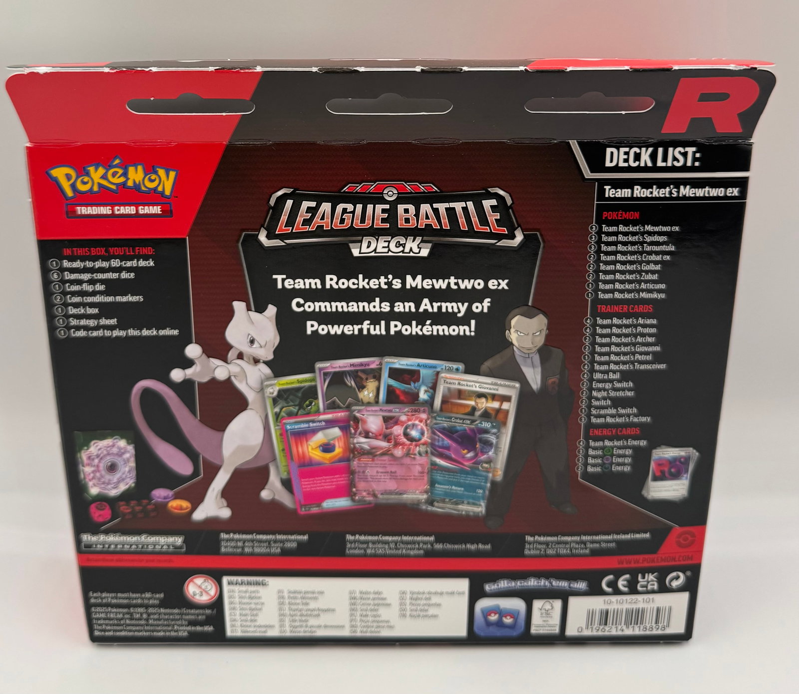 Pokémon TCG: Team Rocket’s Mewtwo ex League Battle Deck - 2