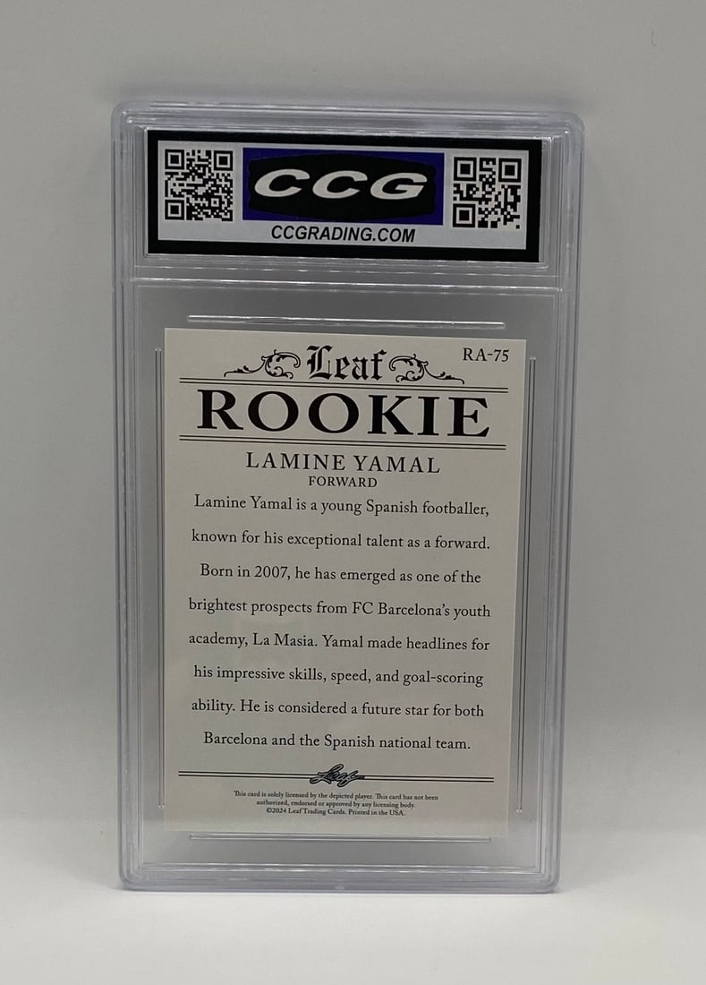 2024 Leaf Special Release Lamine Yamal Rookie Achievement - 2