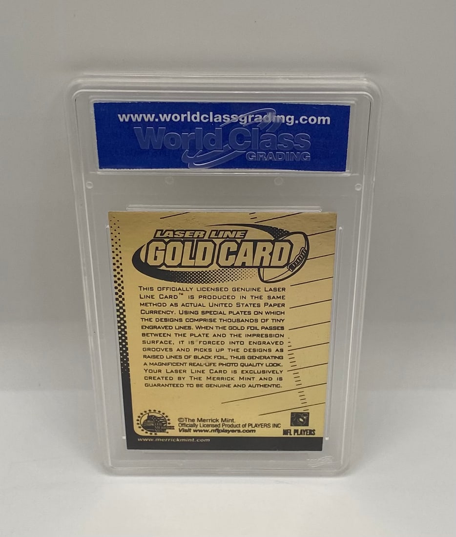 2008 Merrick Mint Laser Line Aaron Rodgers Hologram Signature - WCG 10 - 2