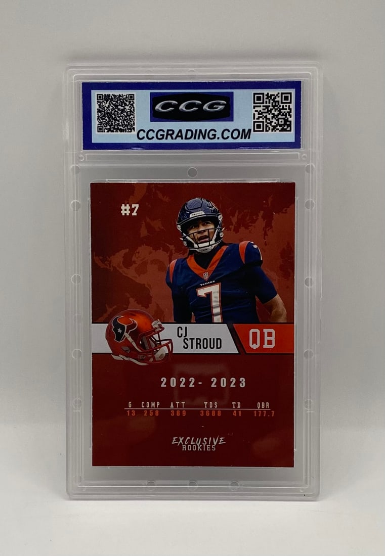 C.J. Stroud Exclusive Rookies Houston Texans - CCG Graded - 2