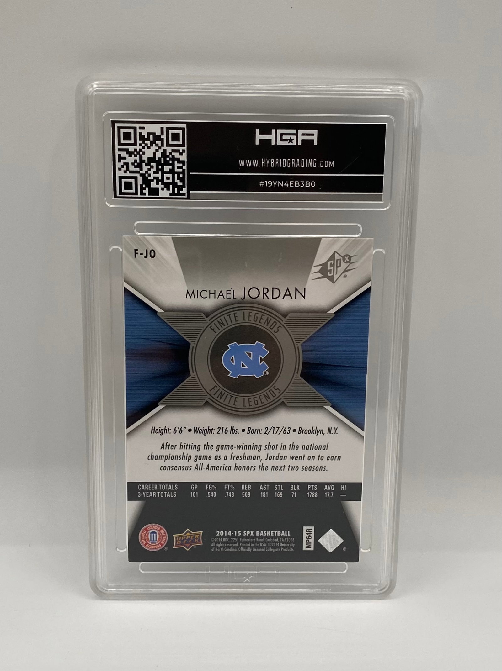 2014-15 Upper Deck SPx Michael Jordan "Finite Legends /799 - 2