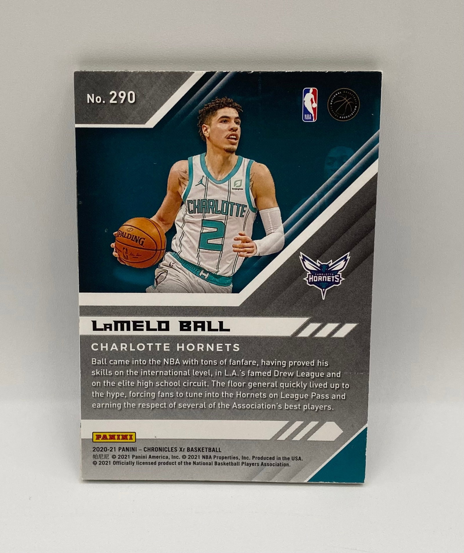 LaMelo Ball Charlotte Hornets Custom Logo Patch Card - 2