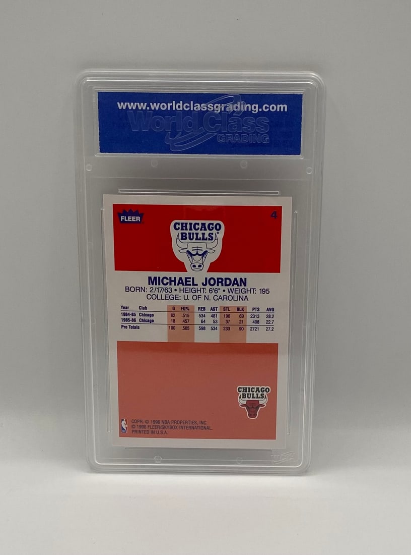 1996-97 Fleer Michael Jordan Decade of Excellence WCG 10 - 2