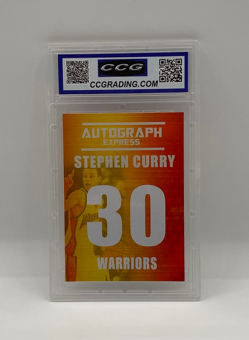 Stephen Curry 2009 Autograph Express Facsimile – CCG 10 Gem Mint - 2