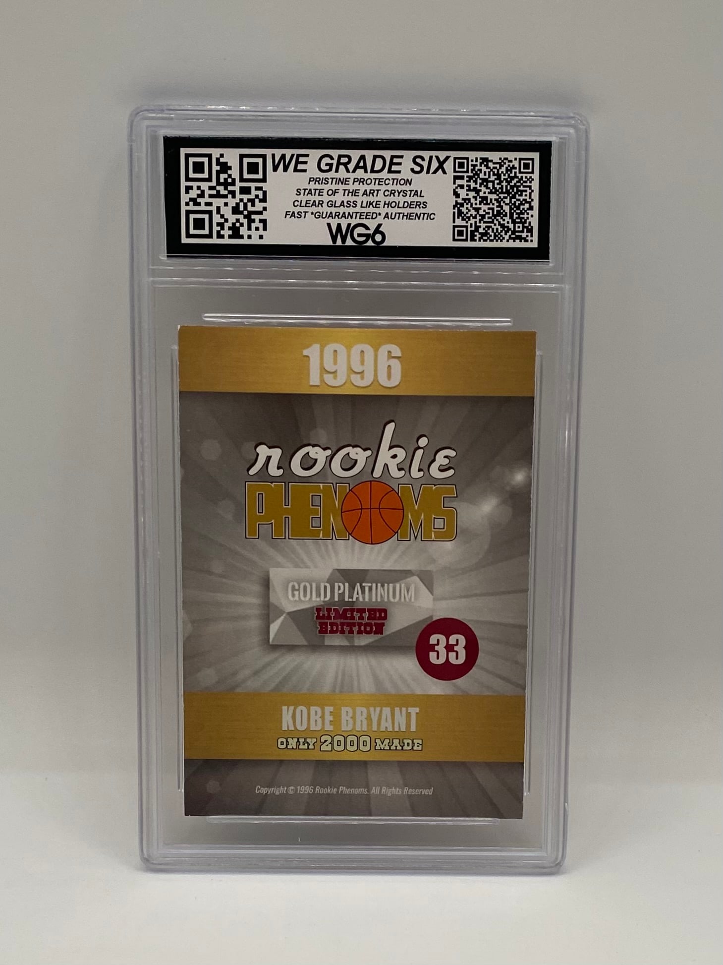 Kobe Bryant 1996 Lower Merion High School Gold Platinum ACEO – WG6 10 - 2