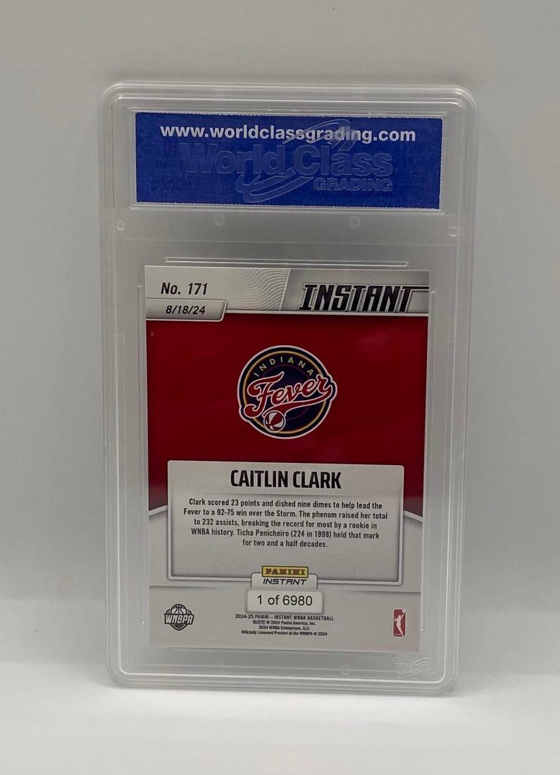 2024 Panini Instant Caitlin Clark WNBA Rookie Record - 2